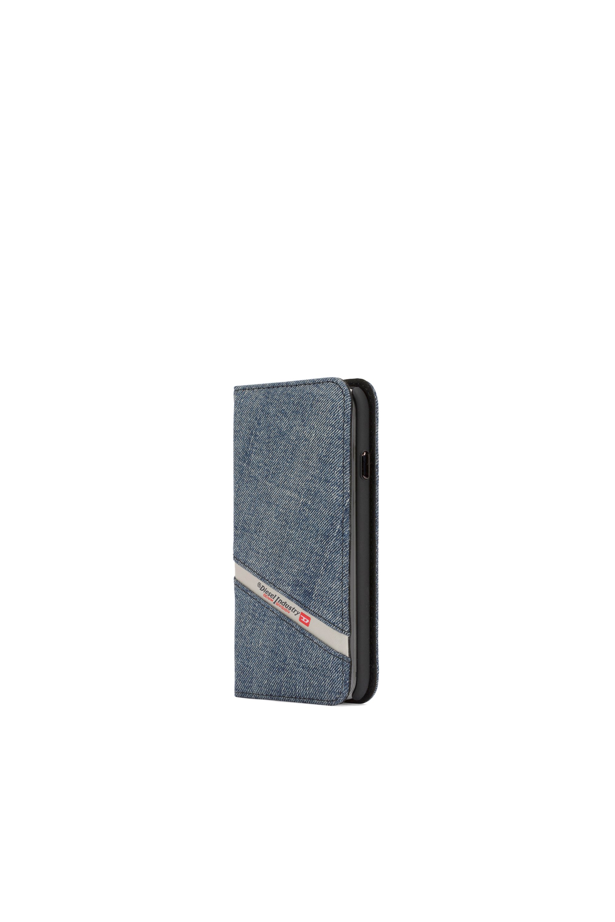 Diesel - DENIM IPHONE X FOLIO, Unisex's Denim folio, iPhone X in ブルージーンズ - 4