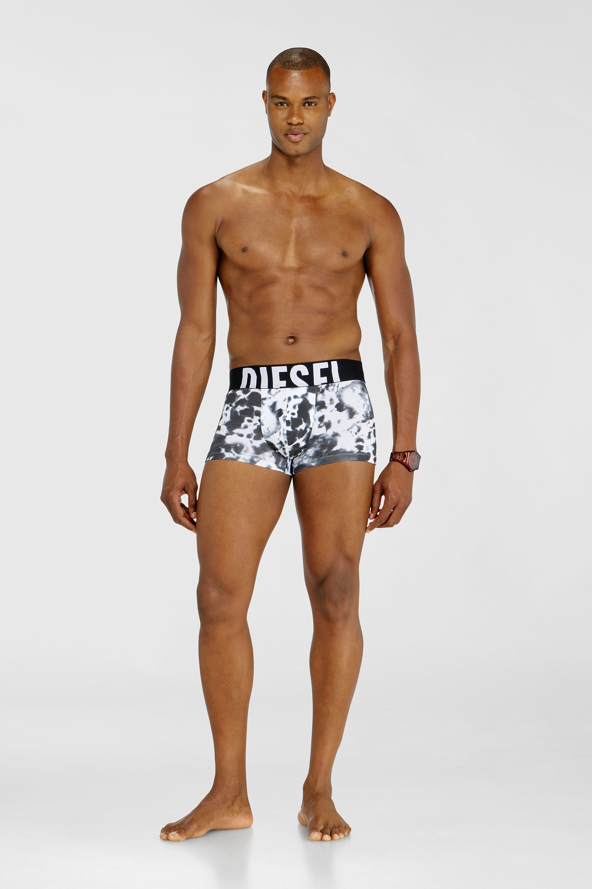 Diesel - UMBX-DAMIENTHREEPACK-5.5EL, Male's ボクサーパンツ 3枚パック in ブラック/ホワイト - 2