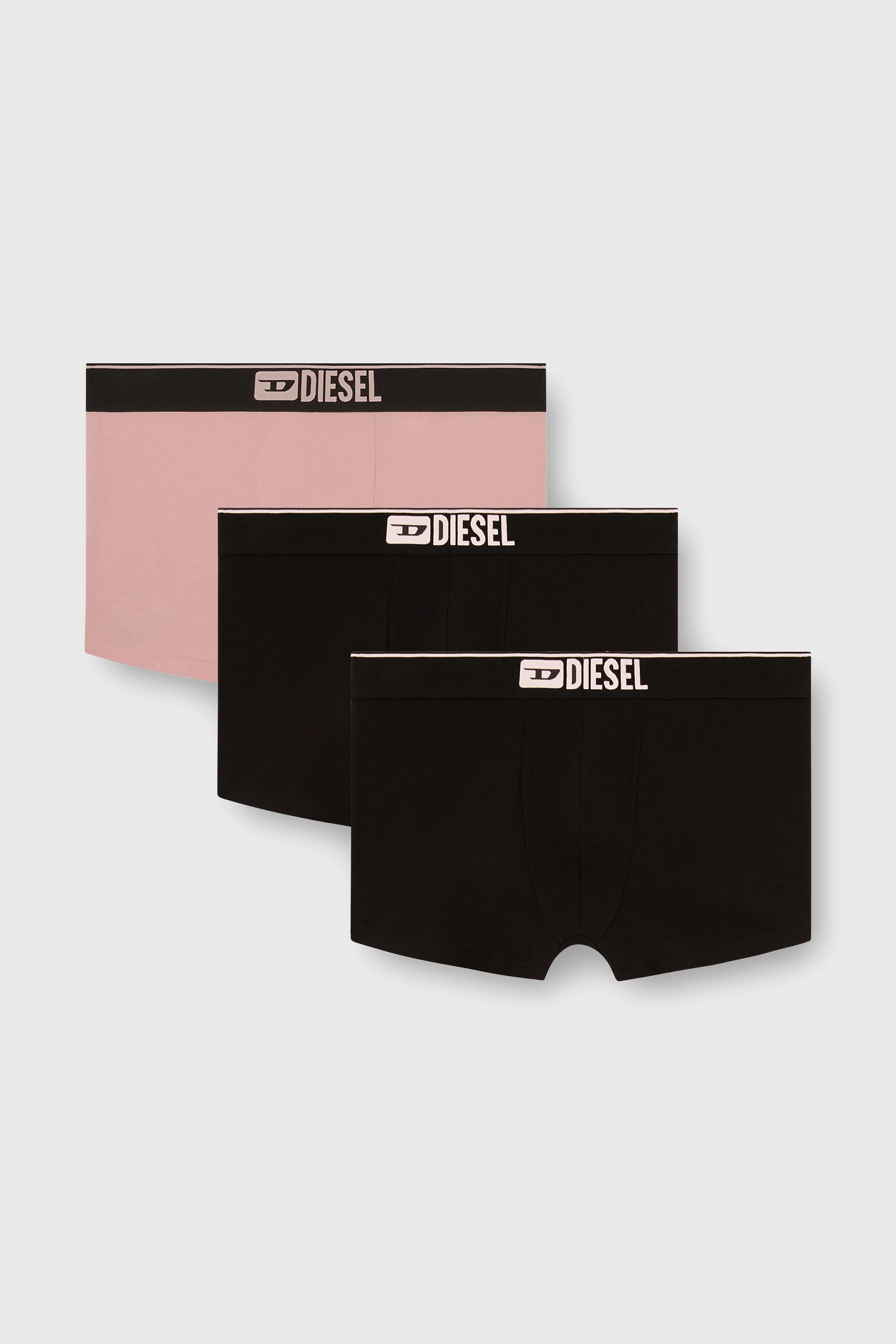 Diesel - DAMIEN-D-BOX-3PACK, Male's ボクサーパンツ 3枚パック in マルチカラー/ブロック - 1