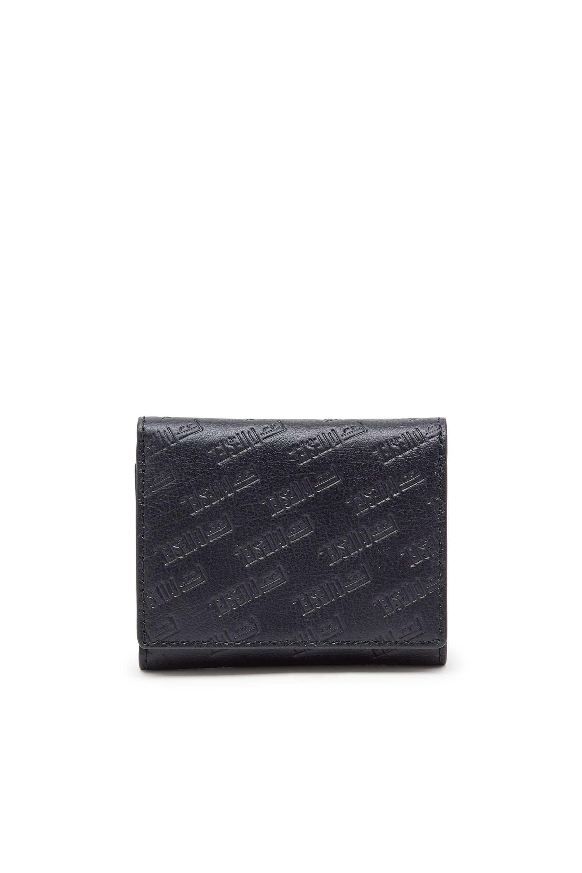Diesel - MONOGRAM TRI-FOLD COIN S 3D, Male's 三つ折りウォレット in ブラック - 2