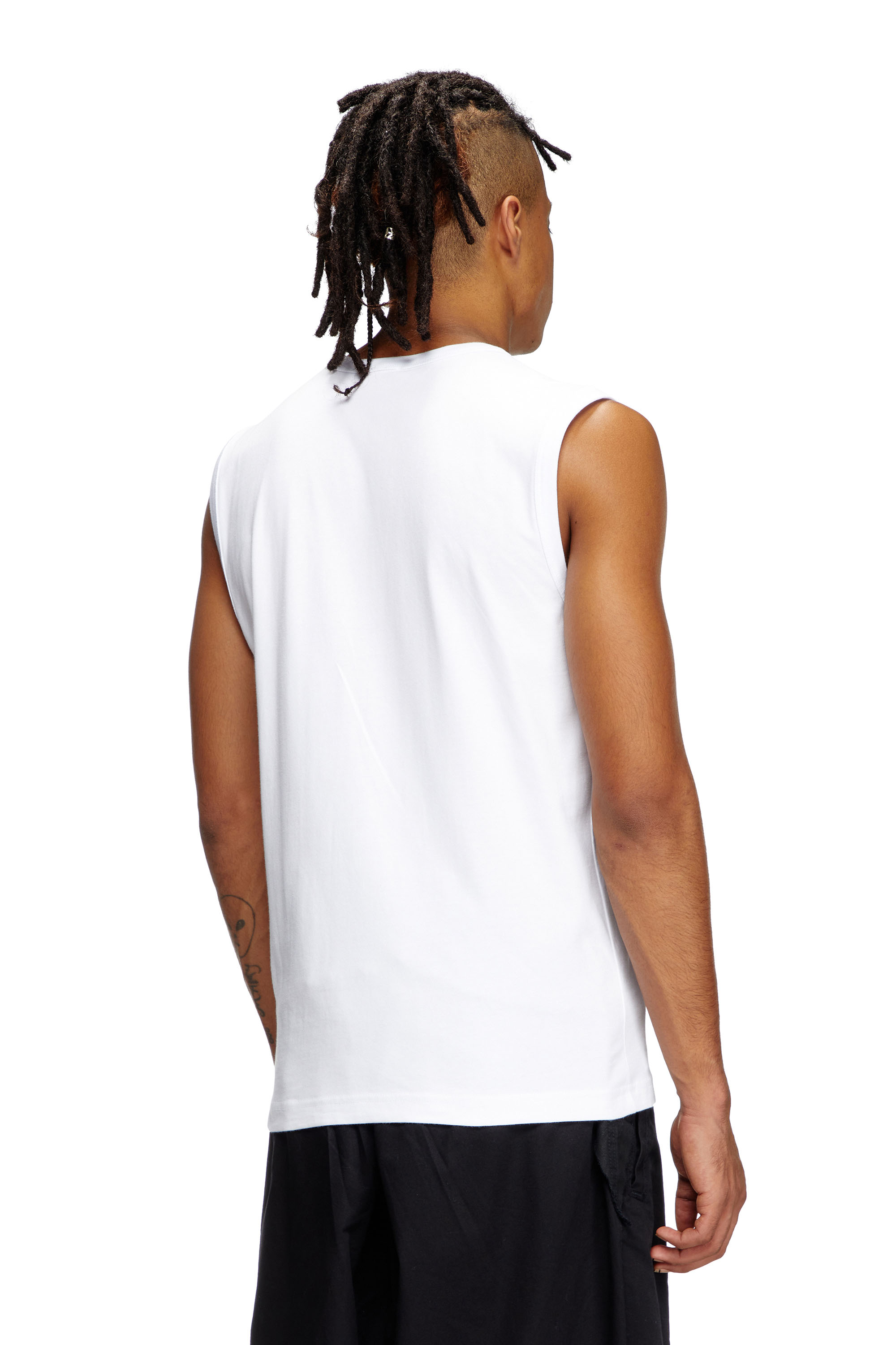 Diesel - T-BISCO-BIGOVAL, Male's Sleeveless top in ホワイト - 4
