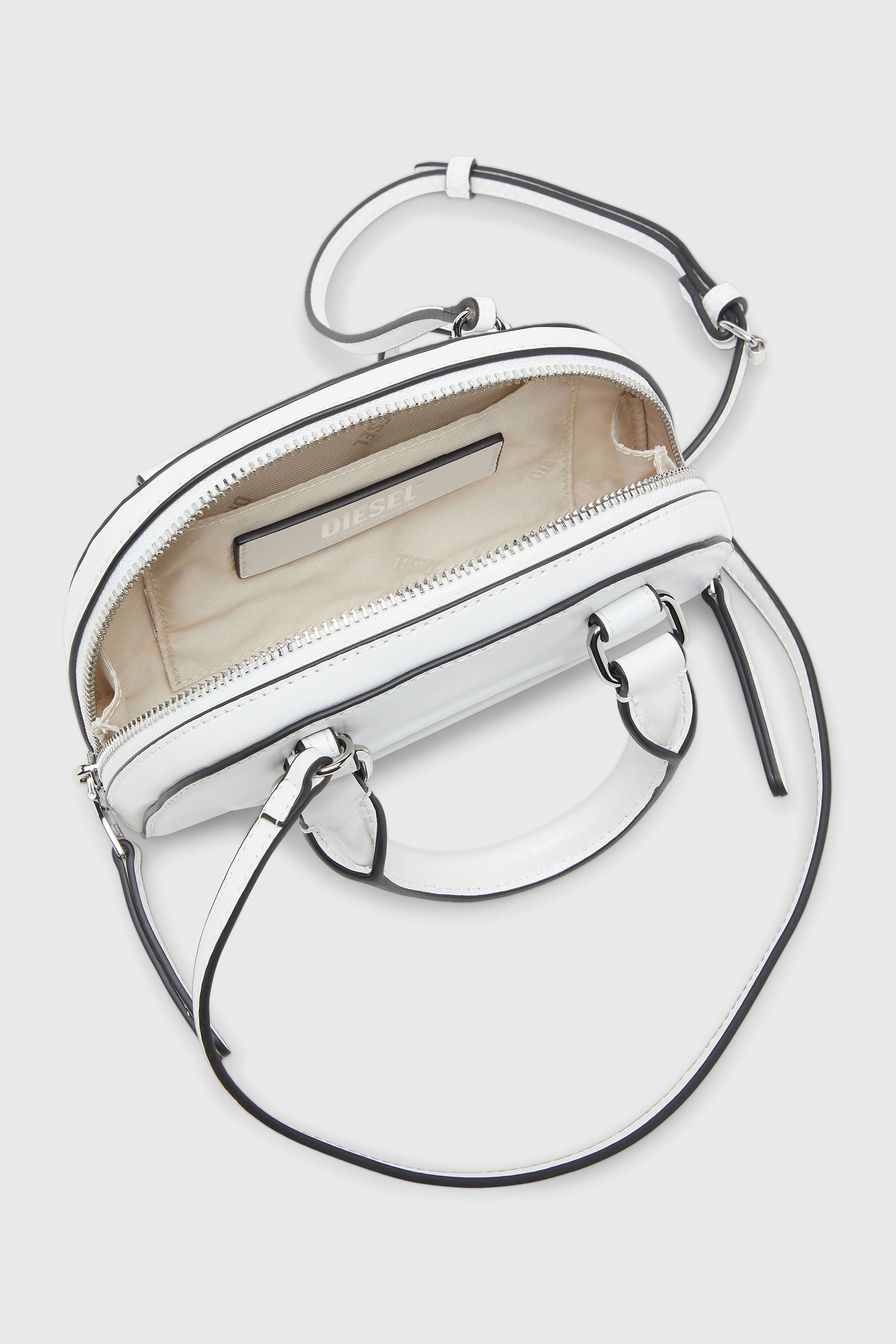 Diesel - 1DR DOME CROSSBODY XS, Female's クロスボディバッグ XS in ホワイト - 5