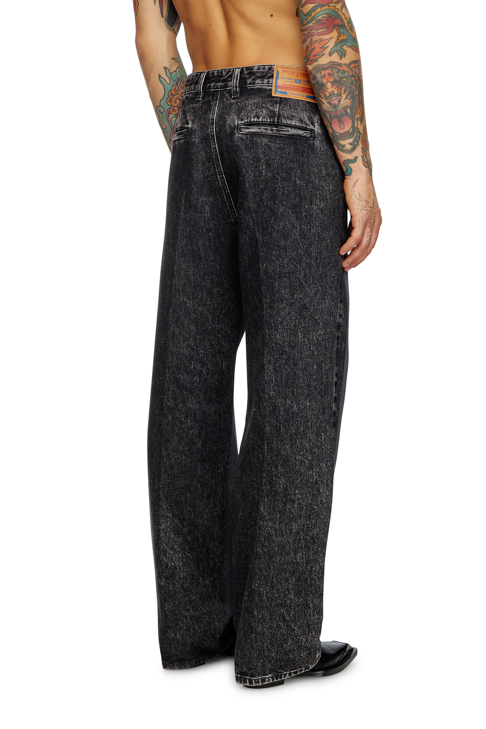 Diesel - Male's Regular Jeans D-Phant-chino 007AP, グレー - 4
