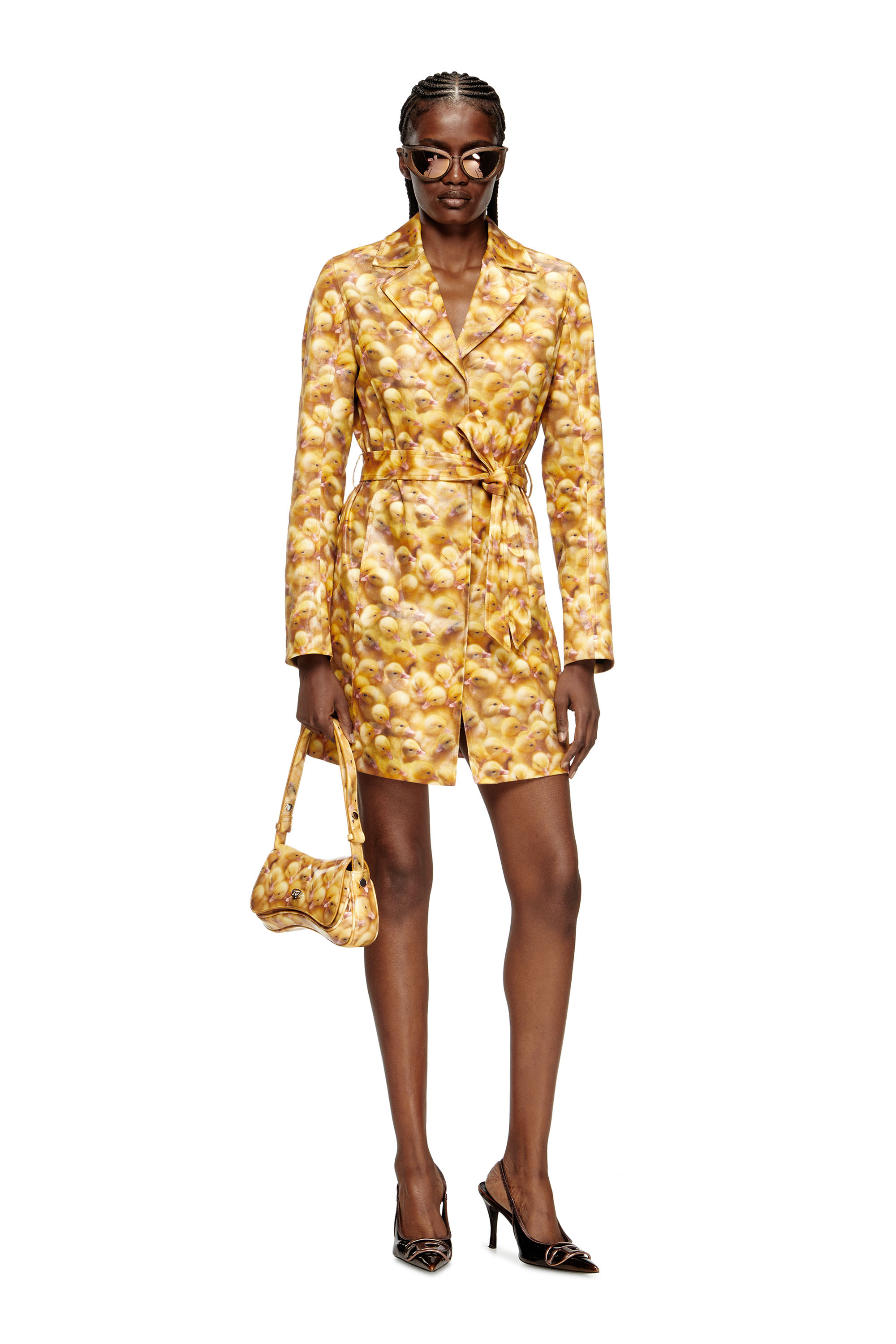 Diesel - G-OJI, Female's コート in イエロー - 3