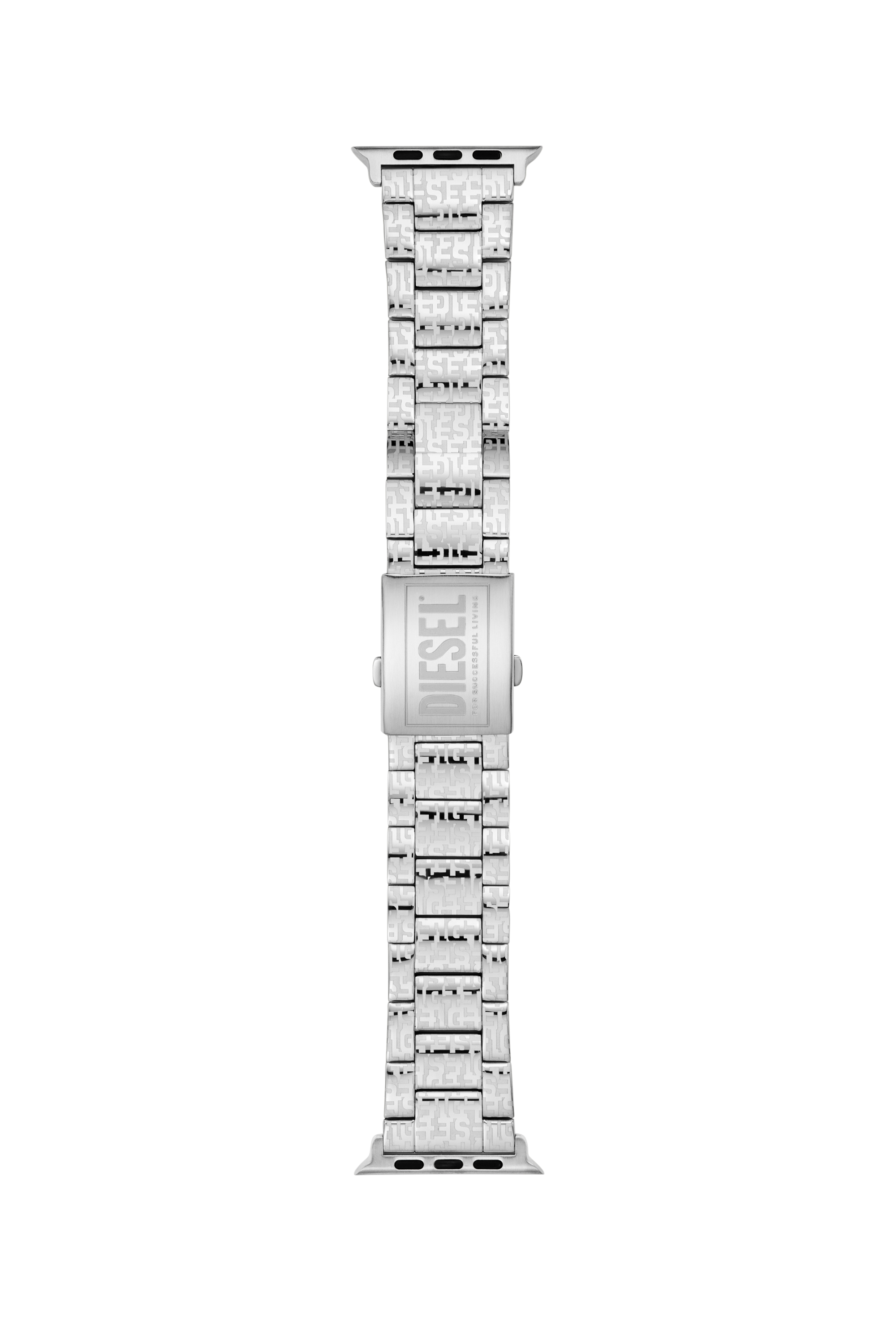 Diesel - DSS0017, Unisex's Stainless steel band for Apple watch®, 42mm, 44mm, 45mm in シルバー - 1