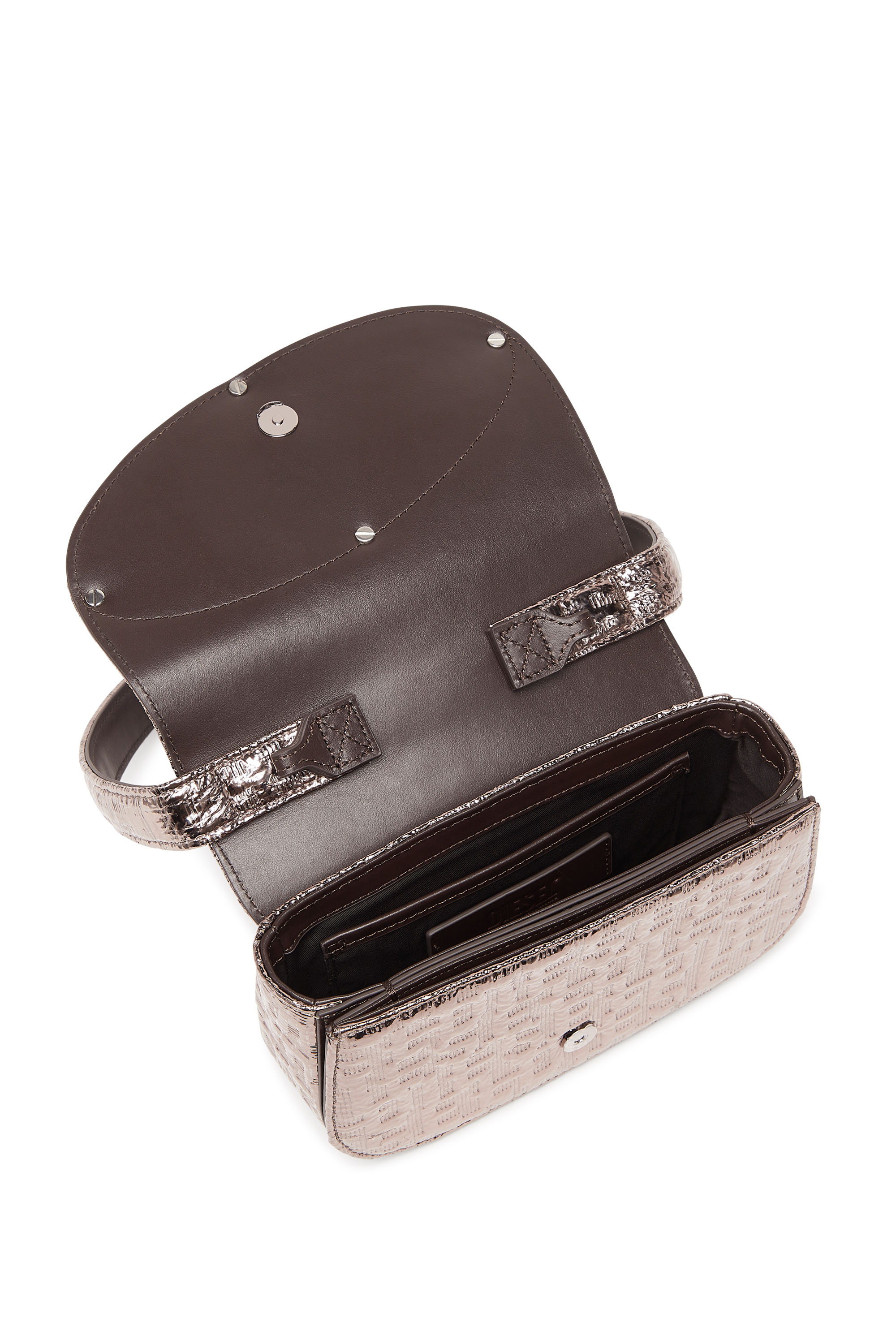 Diesel - 1DR, Female's フェイクレザーショルダーバッグ in ピンク / ホワイト - 4
