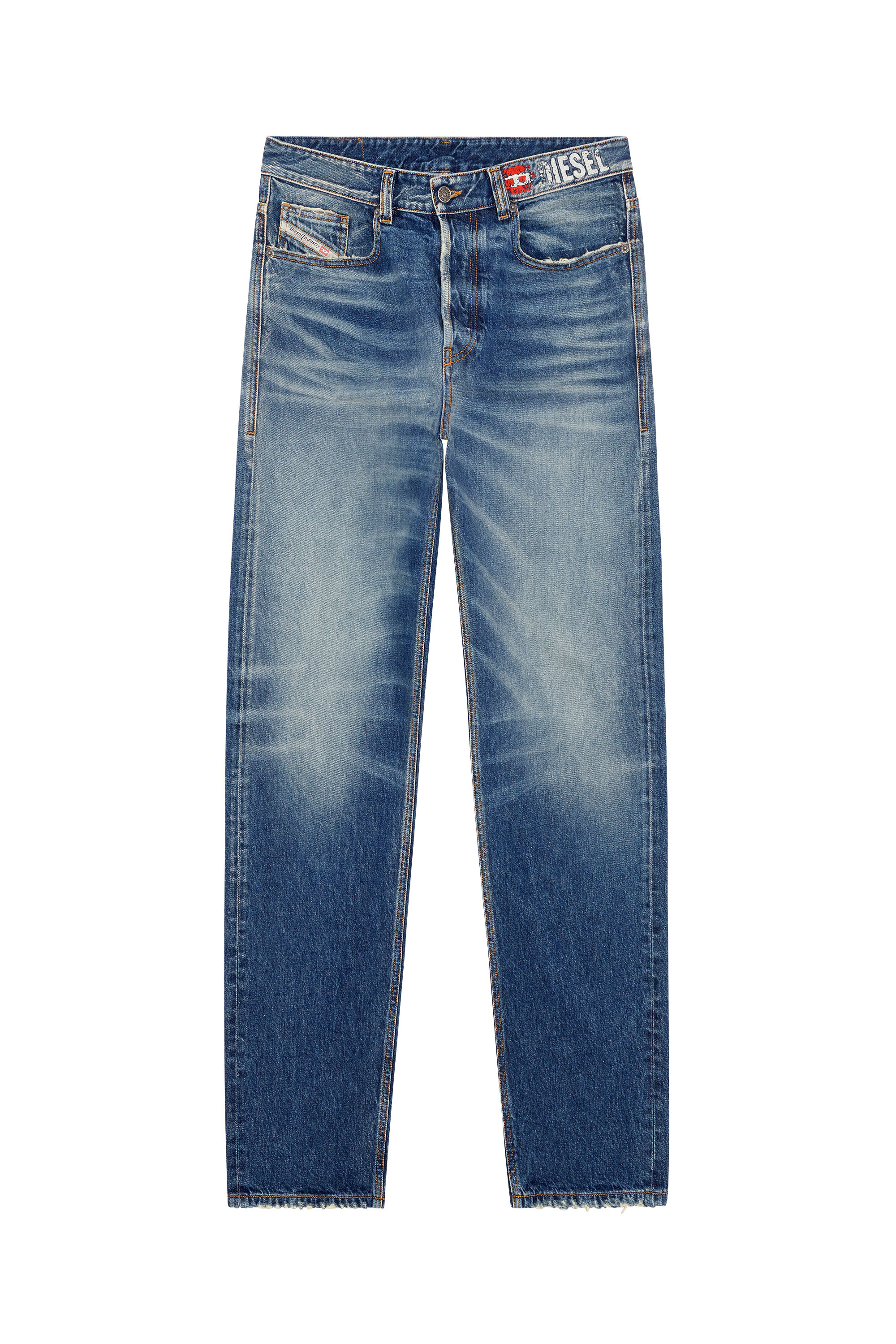 Diesel - Straight Jeans 2010 D-Macs 09H02, ミディアムブルー - Image 5