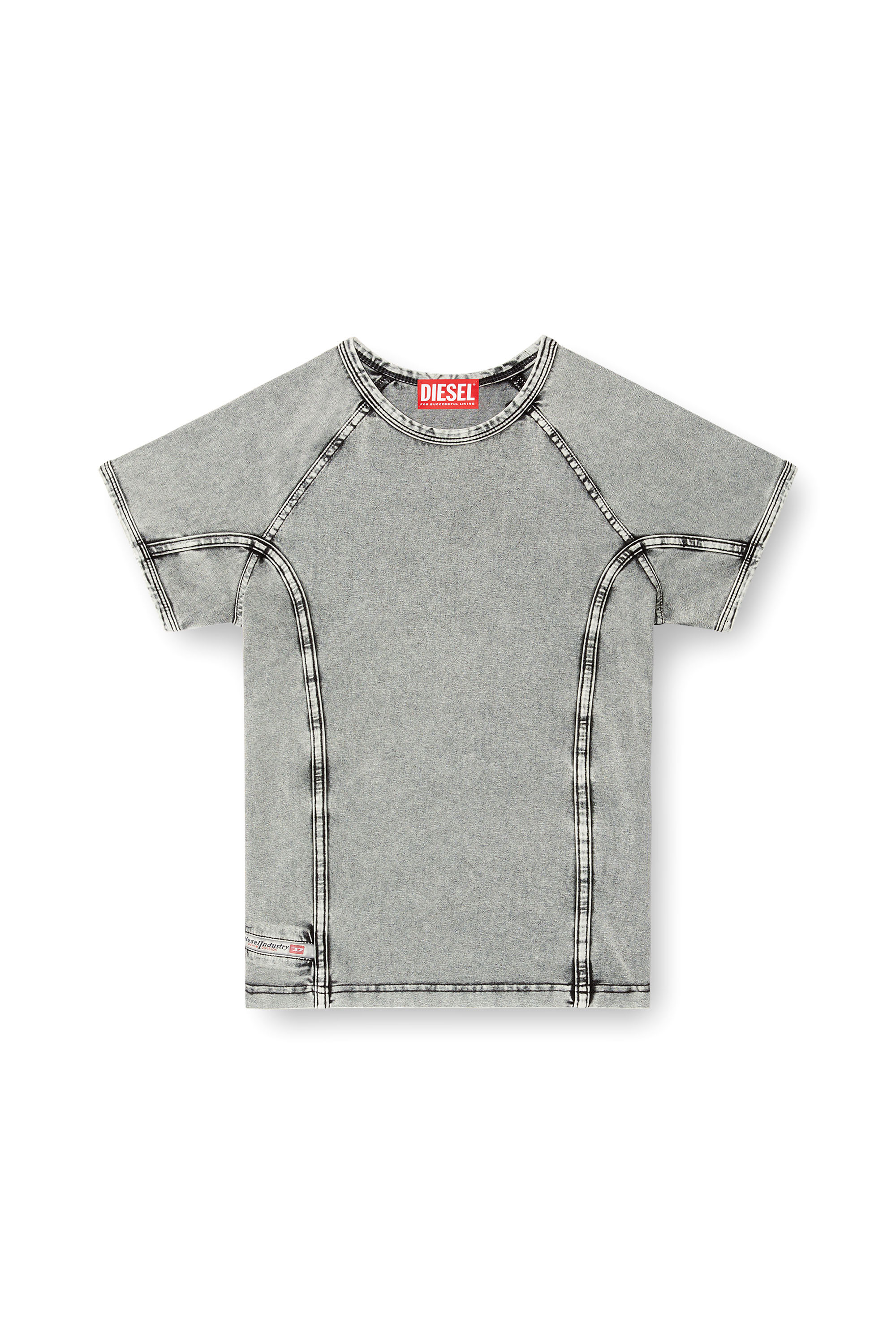 Diesel - T-LYNNE, Female's 半袖トップス in グレー - 2