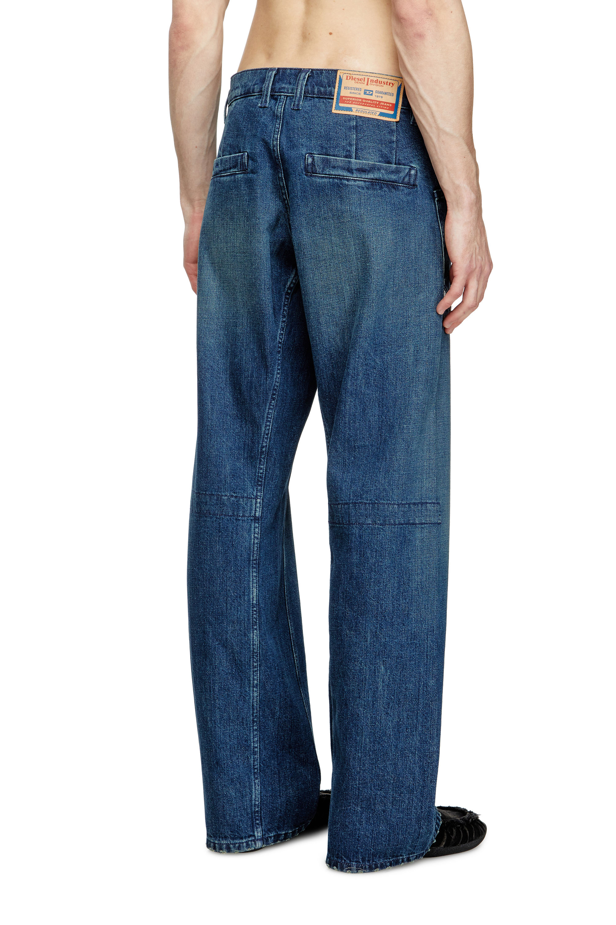 Diesel - Male's Relaxed Jeans D-Zeta 0DBDS, ダークブルー - 4