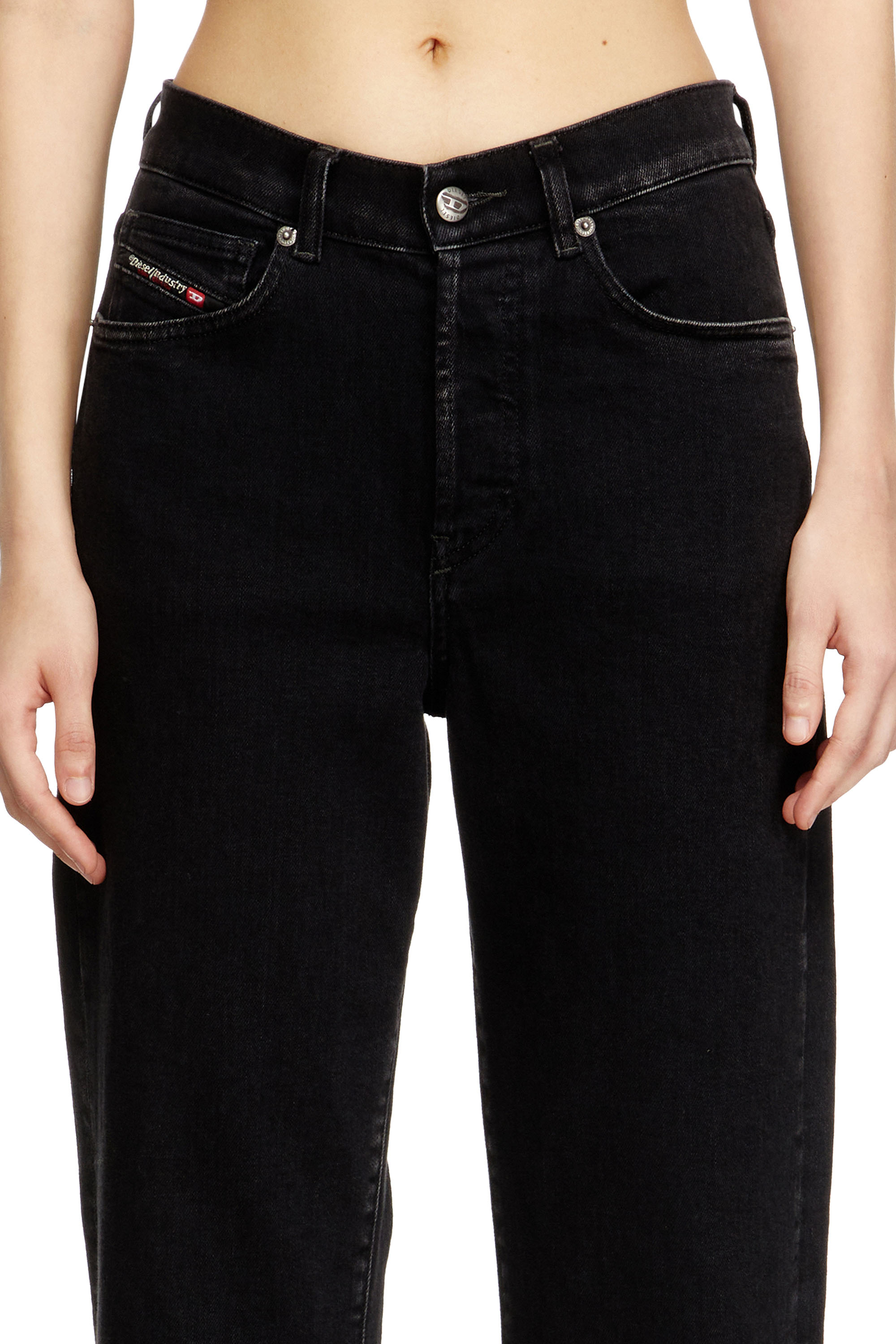 Diesel - Female's Regular Jeans 1971 D-Sent 09N89, ブラック/ダークグレー - 4