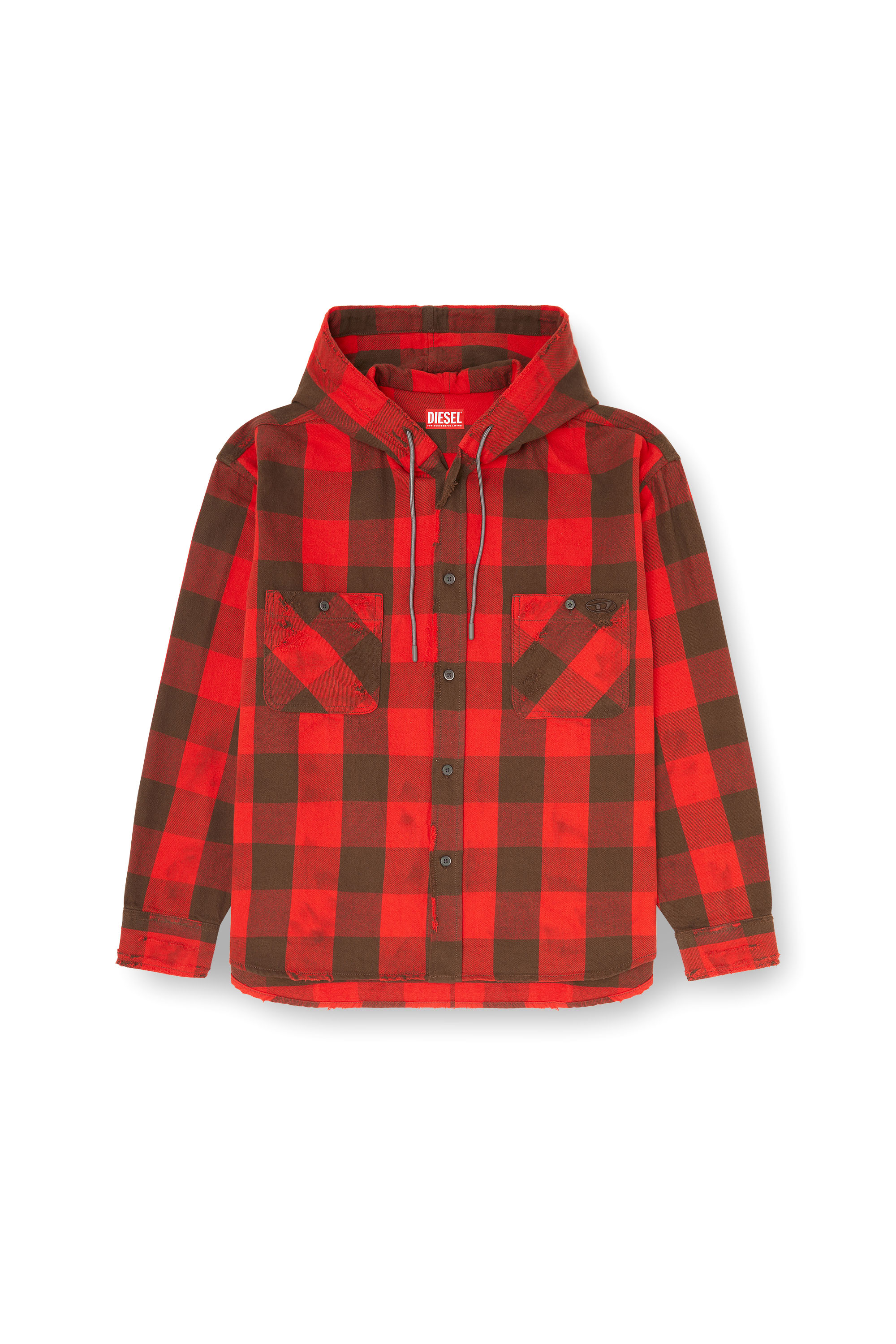Diesel - S-DRUM-HOODY, Male's シャツ in null - 3