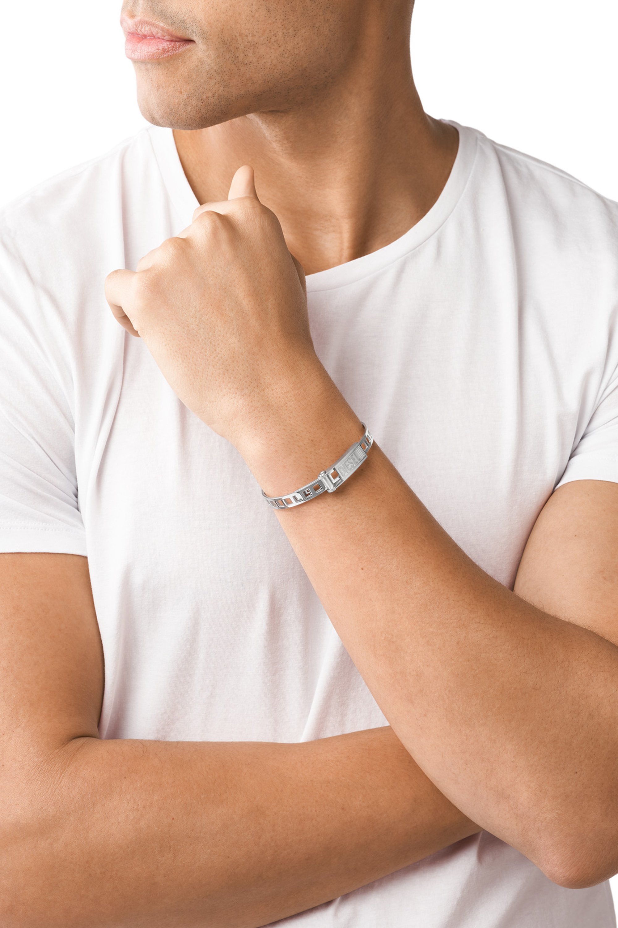 Diesel - DX1356, Unisex's ブレスレット in シルバー - 3