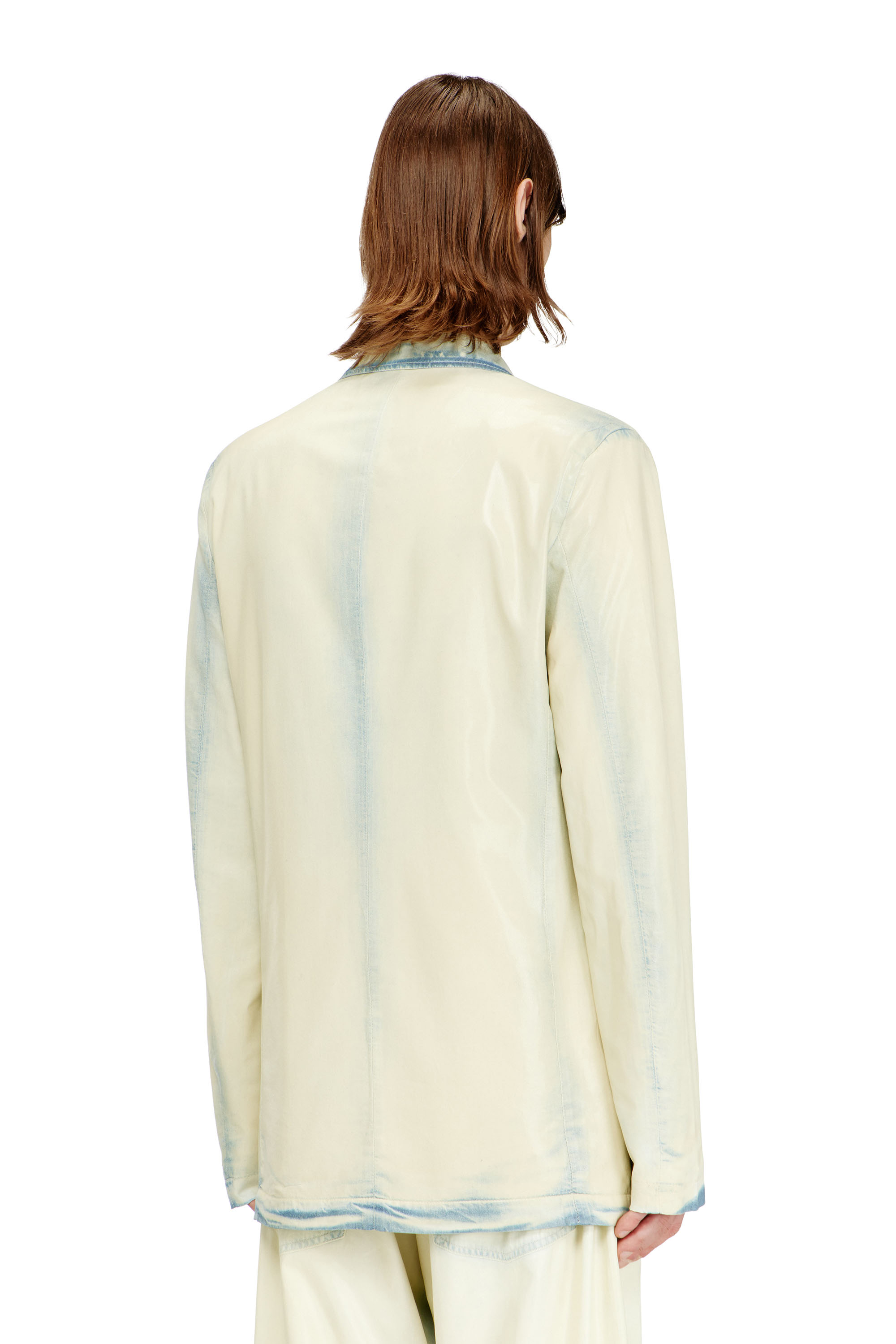 Diesel - D-NIVALE-FSI, Male's Blazer in fluid X-Ray bleach denim in null - 4