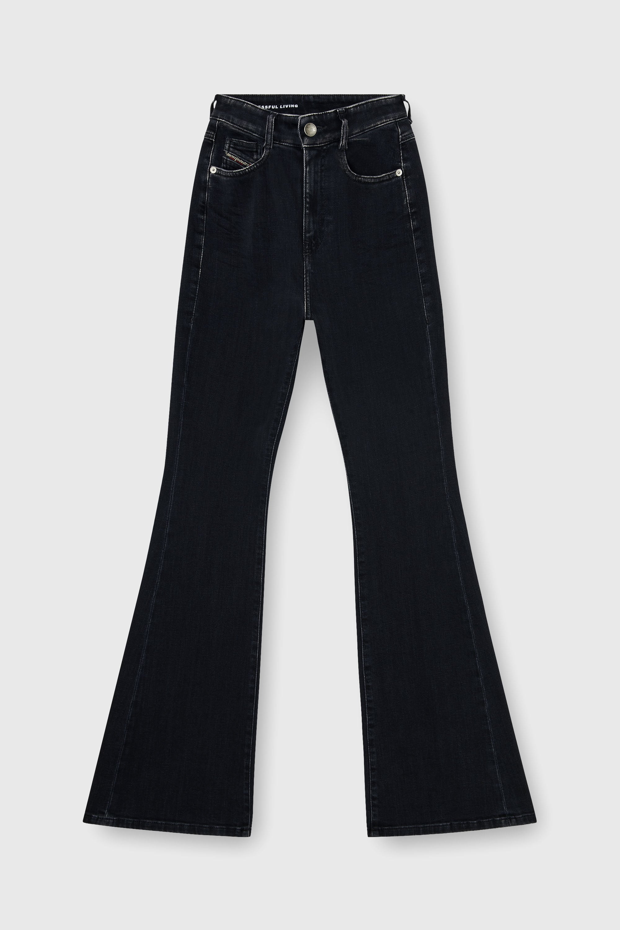 Diesel - Female's Bootcut Jeans 1973 D-Partt 09P75, ブラック/ダークグレー - 2
