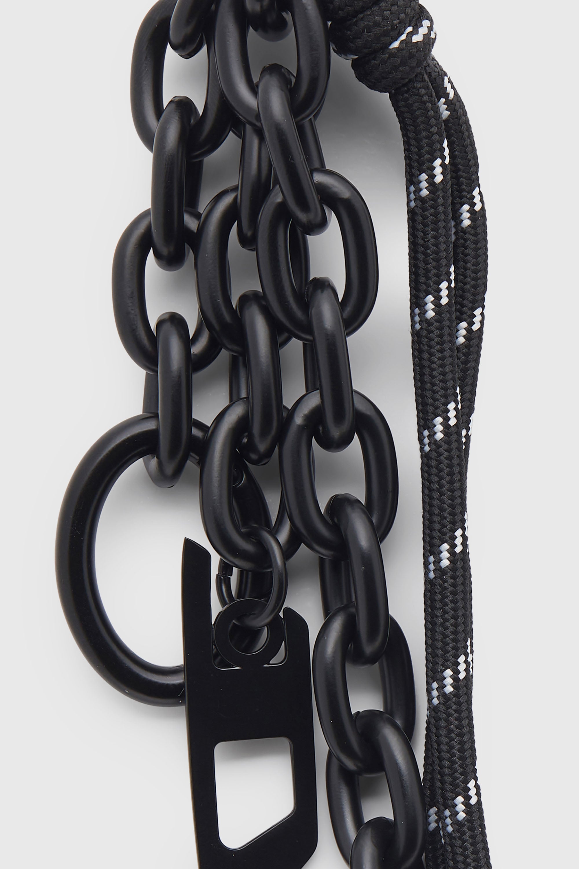 Diesel - CHAIN-D L, Unisex's Charm in chain and rope in ブラック - 2
