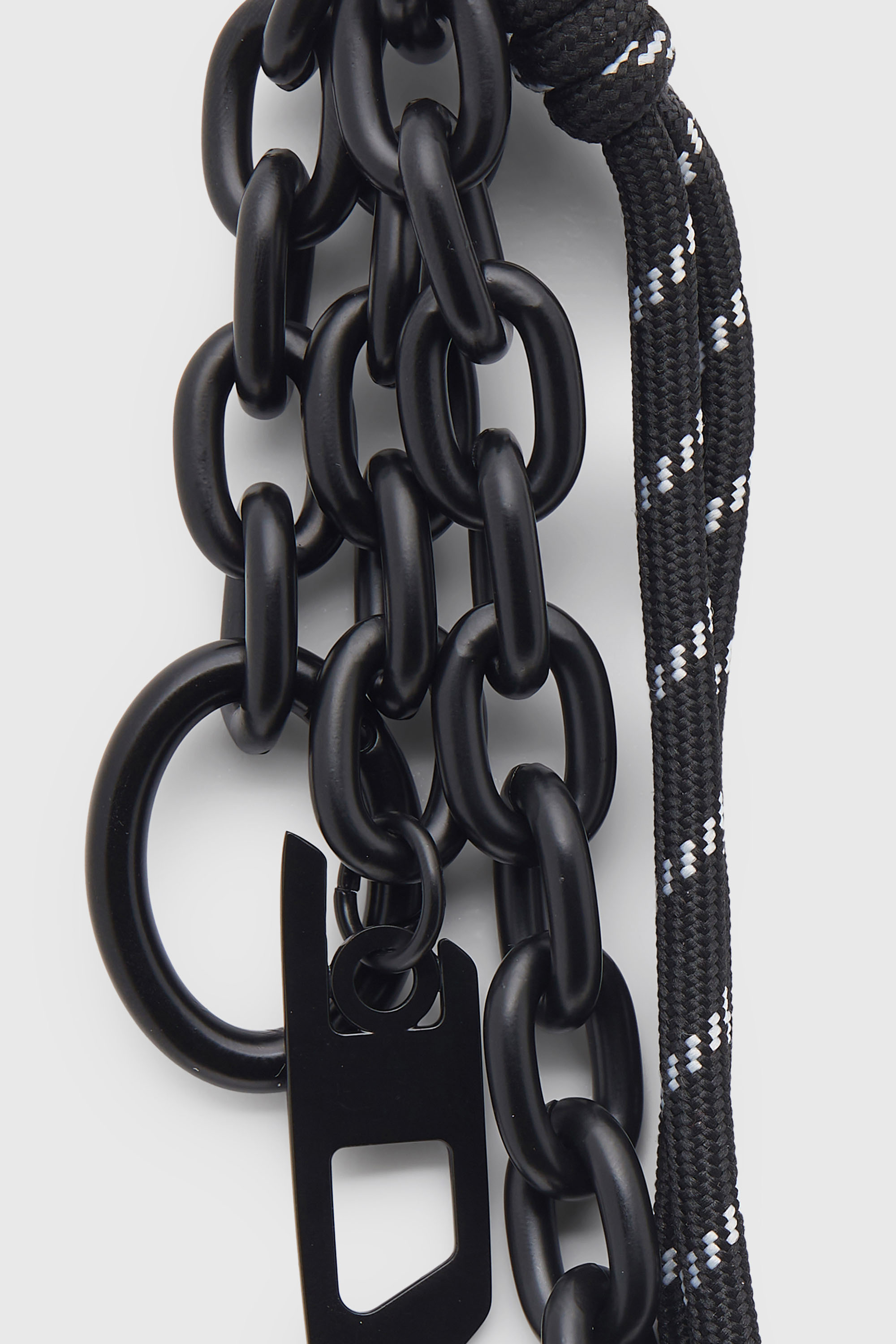 Diesel - CHAIN-D L, Unisex's Charm in chain and rope in ブラック - 2