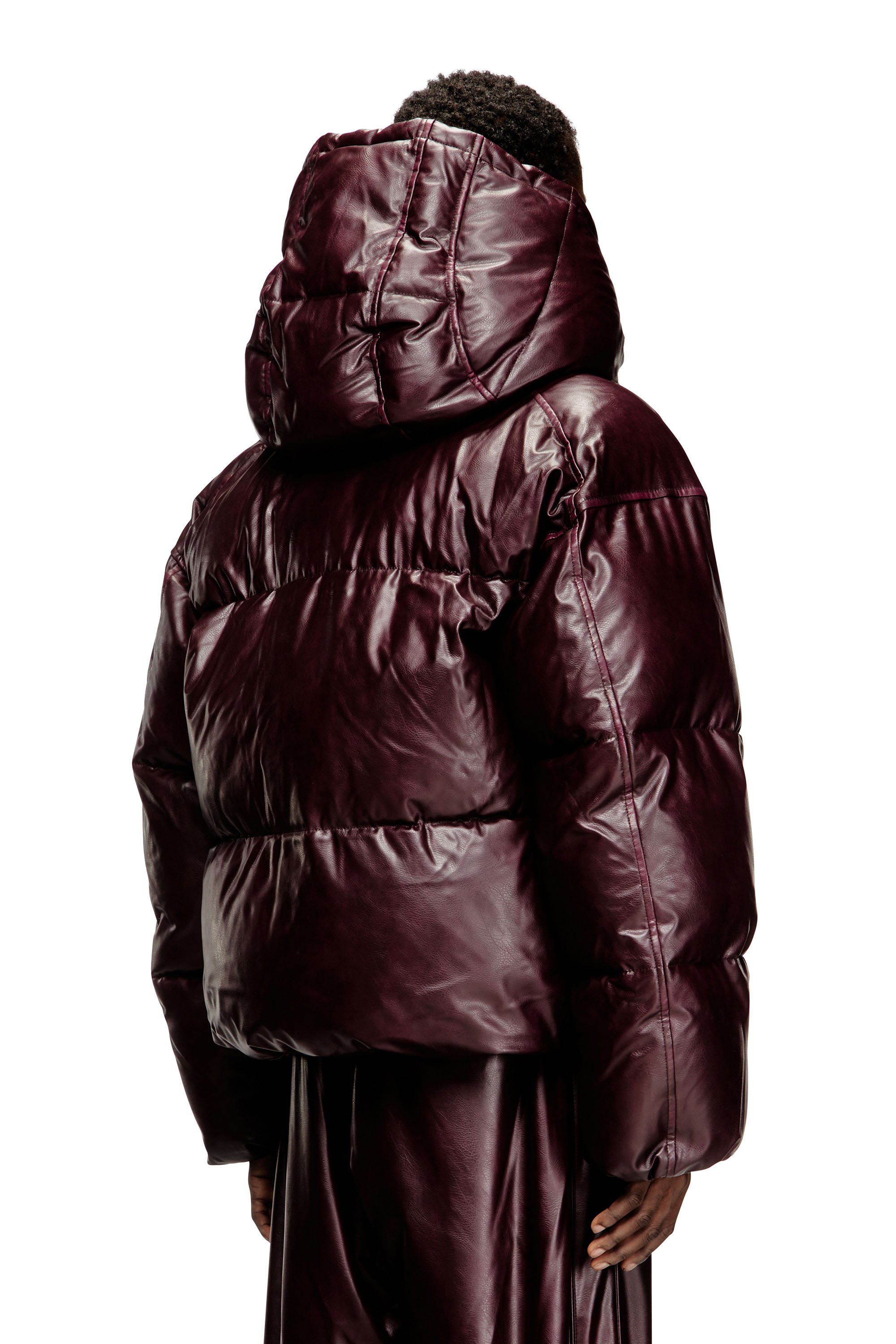 Diesel - FR-W-MYLEY, Male's メンズ ジャケット in バーガンディー - 4