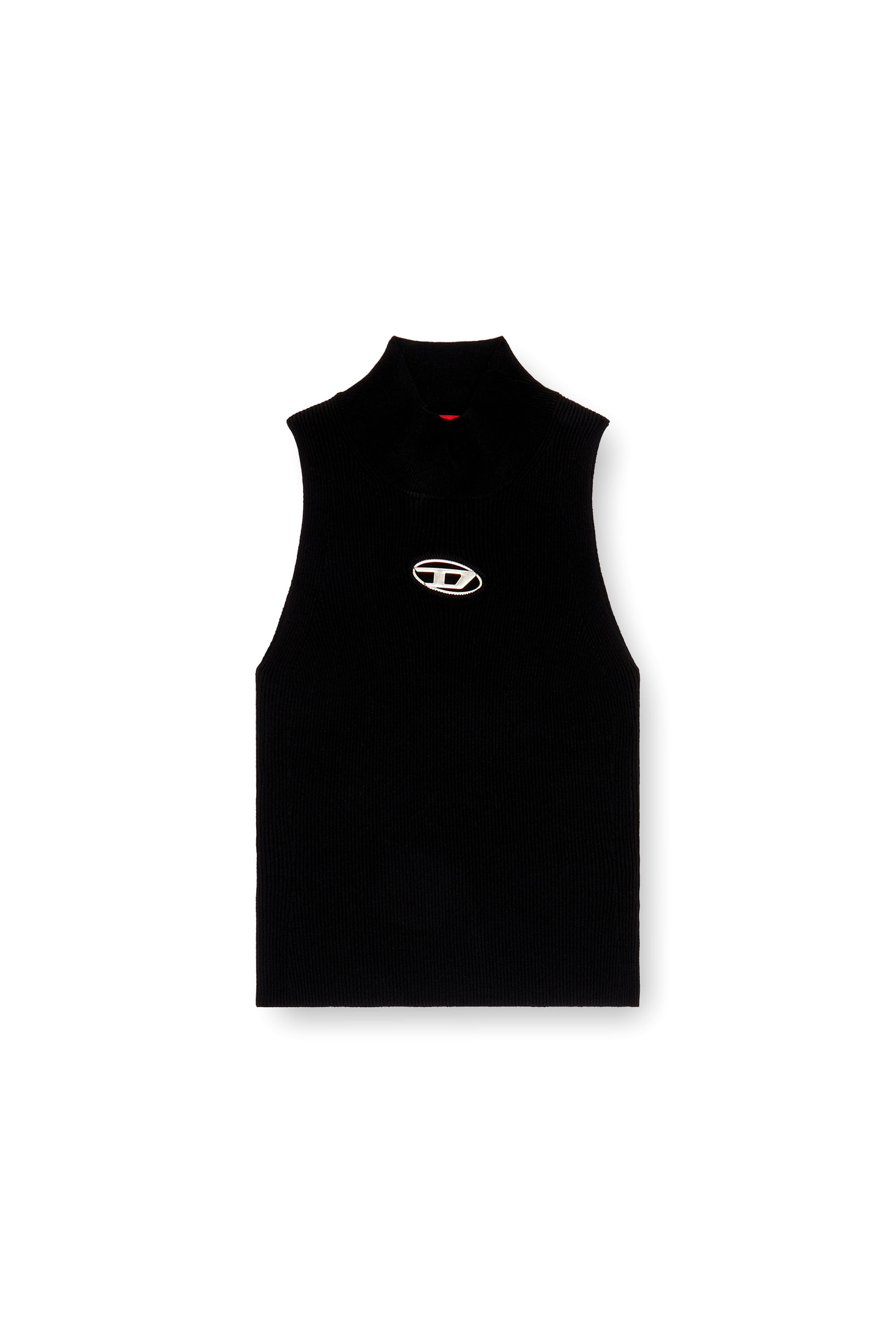 Diesel - M-ONERVAX-TOP, Female's ニット in ブラック/グレー - 3