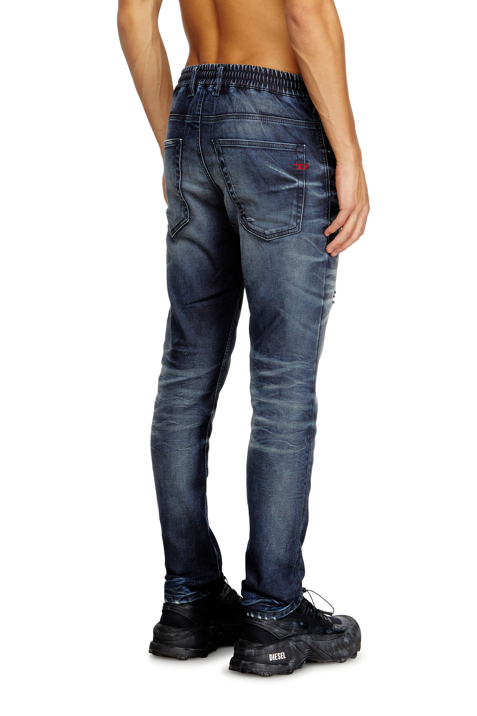 Diesel - Male's Regular 2032 D-Krooley Joggjeans® 068UD, ダークブルー - 4