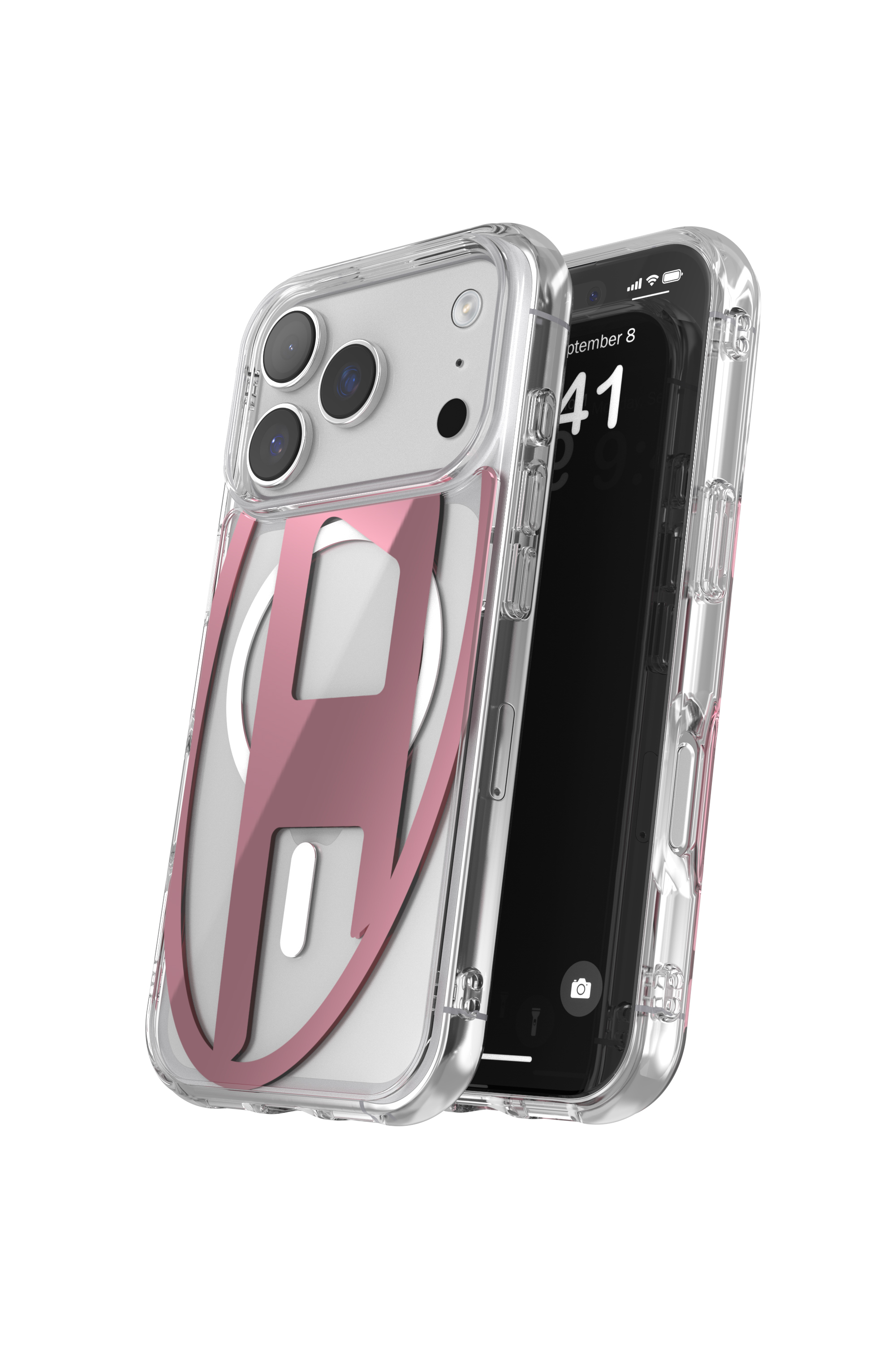 Diesel - 60421 AOP CASE, Unisex's IPHONE 17 PRO in ピンク / ホワイト - 3