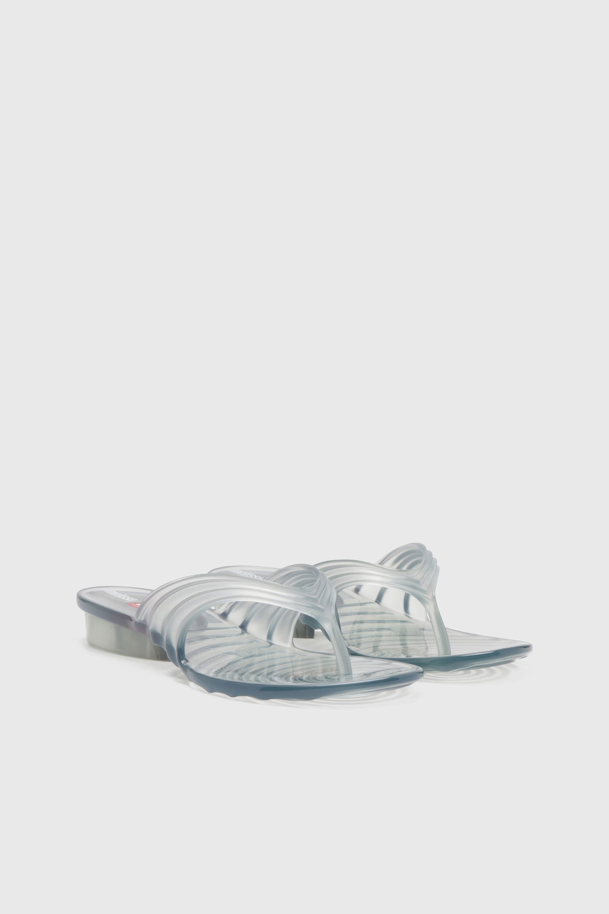 Diesel - MELISSA QUANTUM THONG, Female's Sculptural flip-flops in Melflex&reg; in ライトグレー - 2