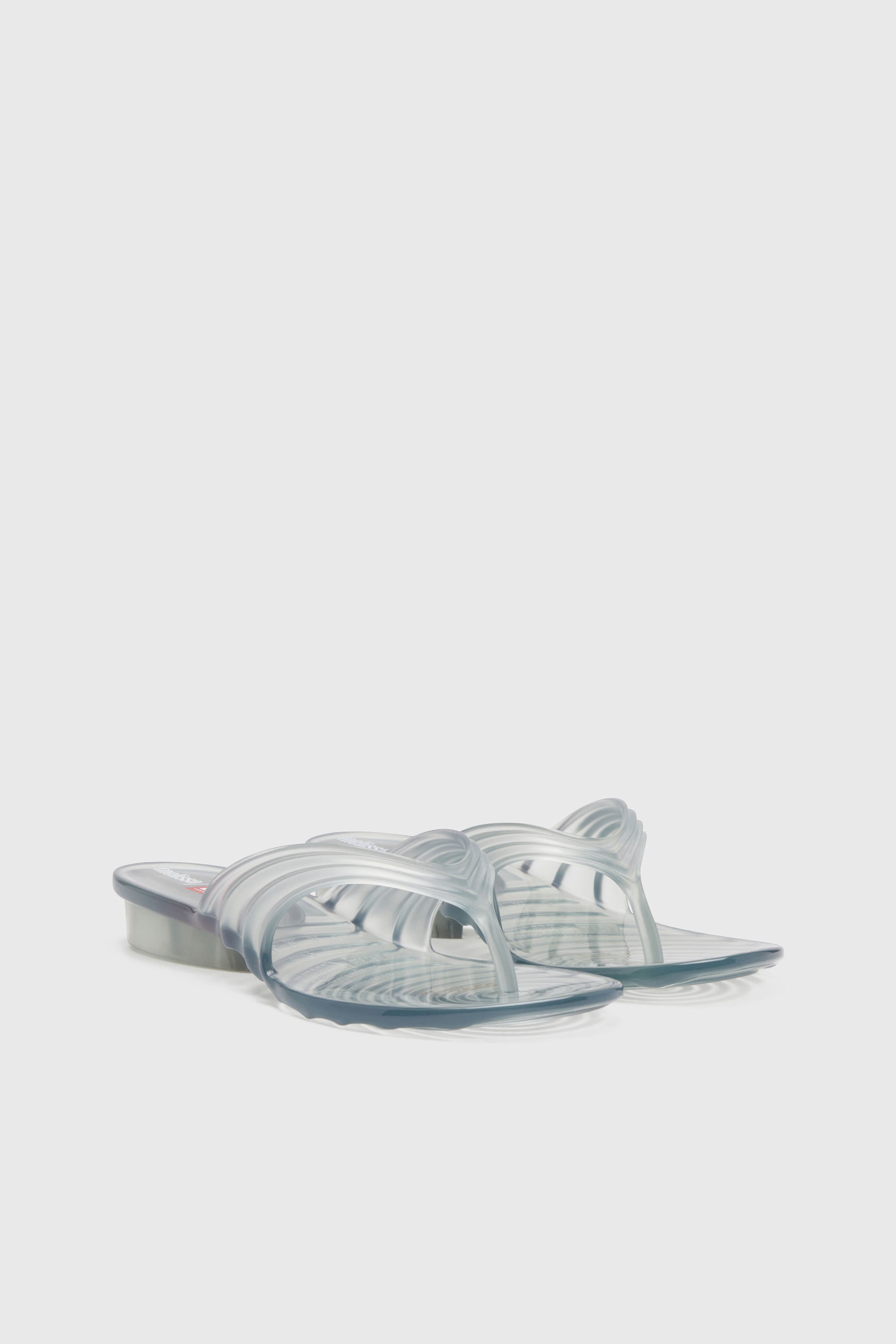 Diesel - MELISSA QUANTUM THONG, Female's Sculptural flip-flops in Melflex&reg; in ライトグレー - 3