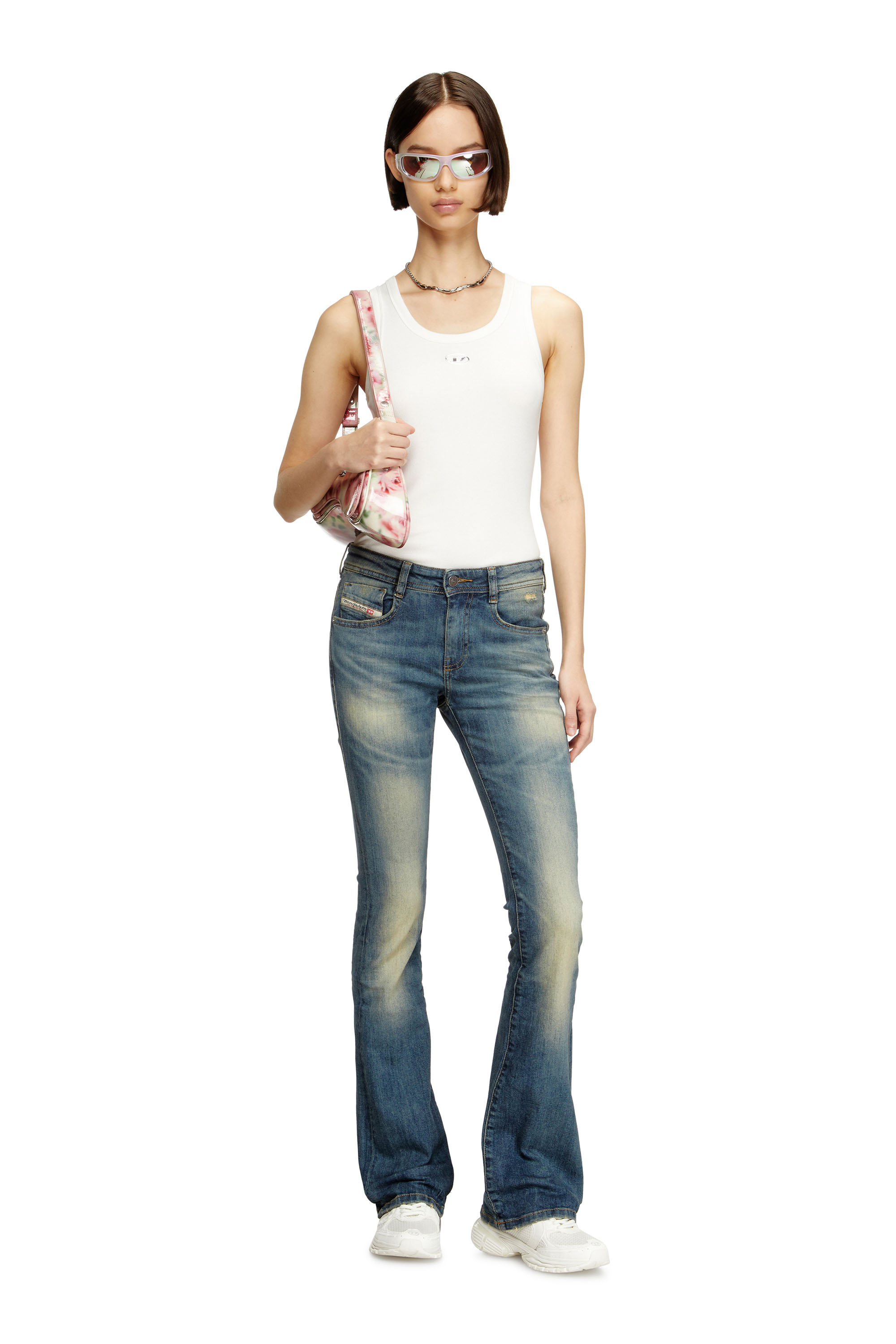 Diesel - Female's Bootcut Jeans 1969 D-Ebbey 0ADBP, ミディアムブルー - 2