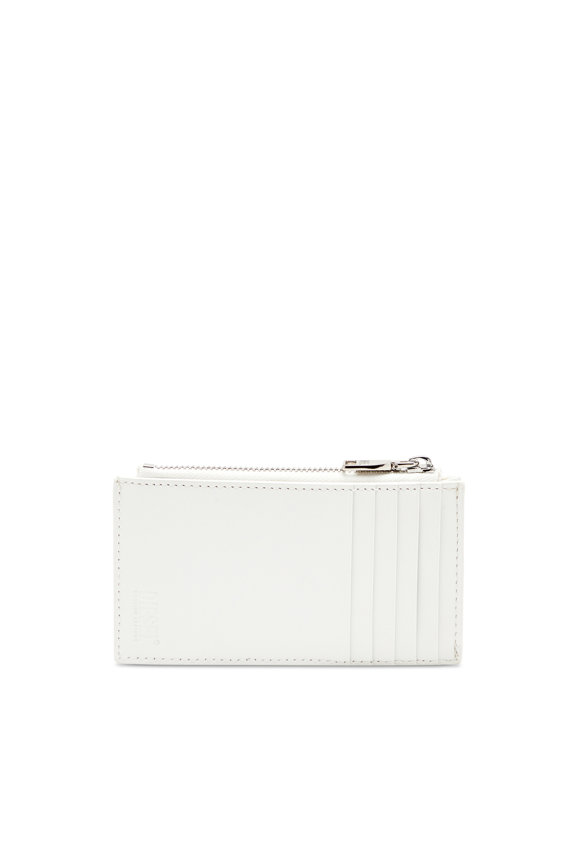 Diesel - 1DR CARD HOLDER III, Female's Flat card holder in nappa leather in ホワイト - 2