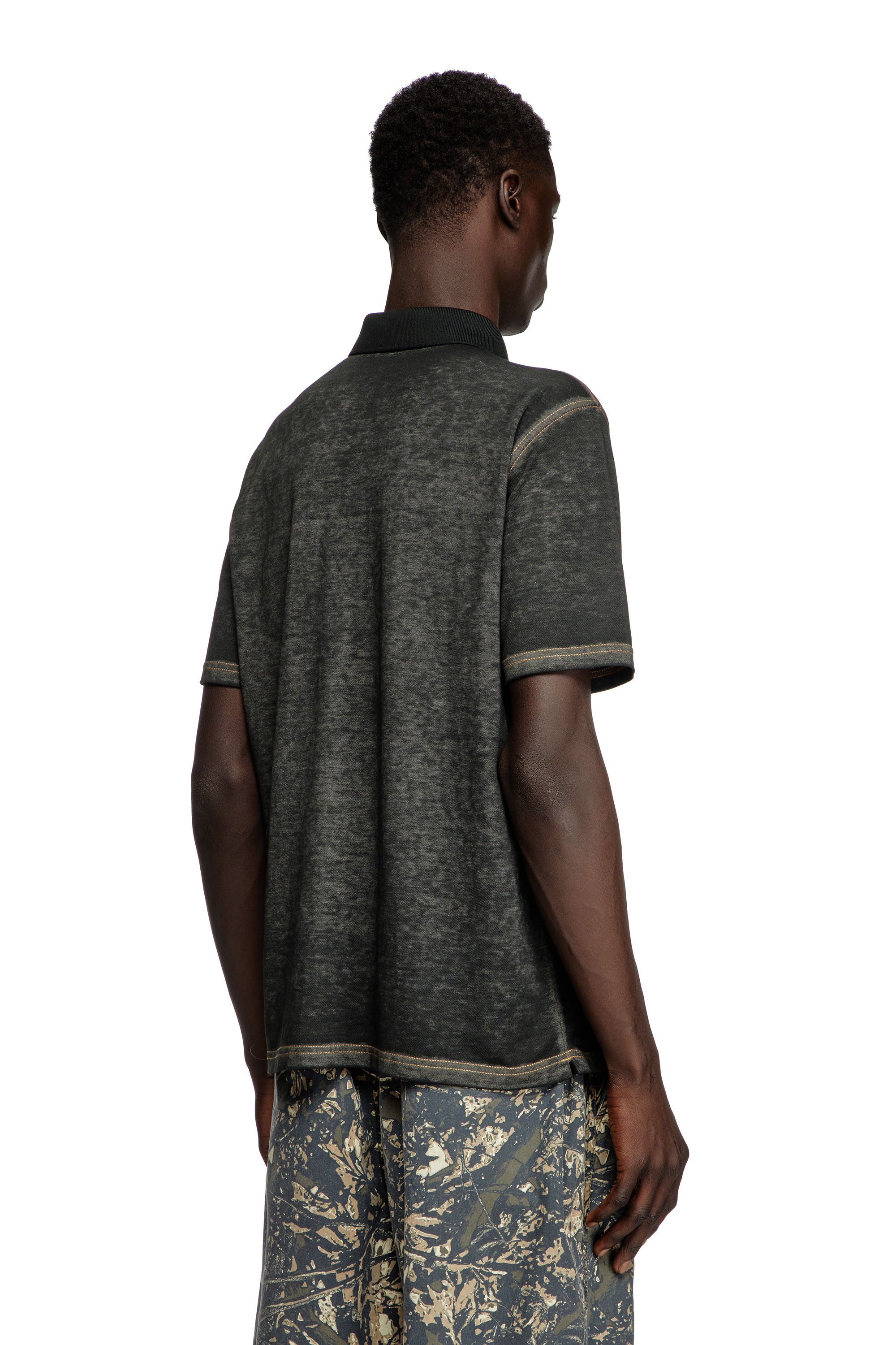 Diesel - T-REJUST-NC, Male's ポロシャツ in ブラック - 4