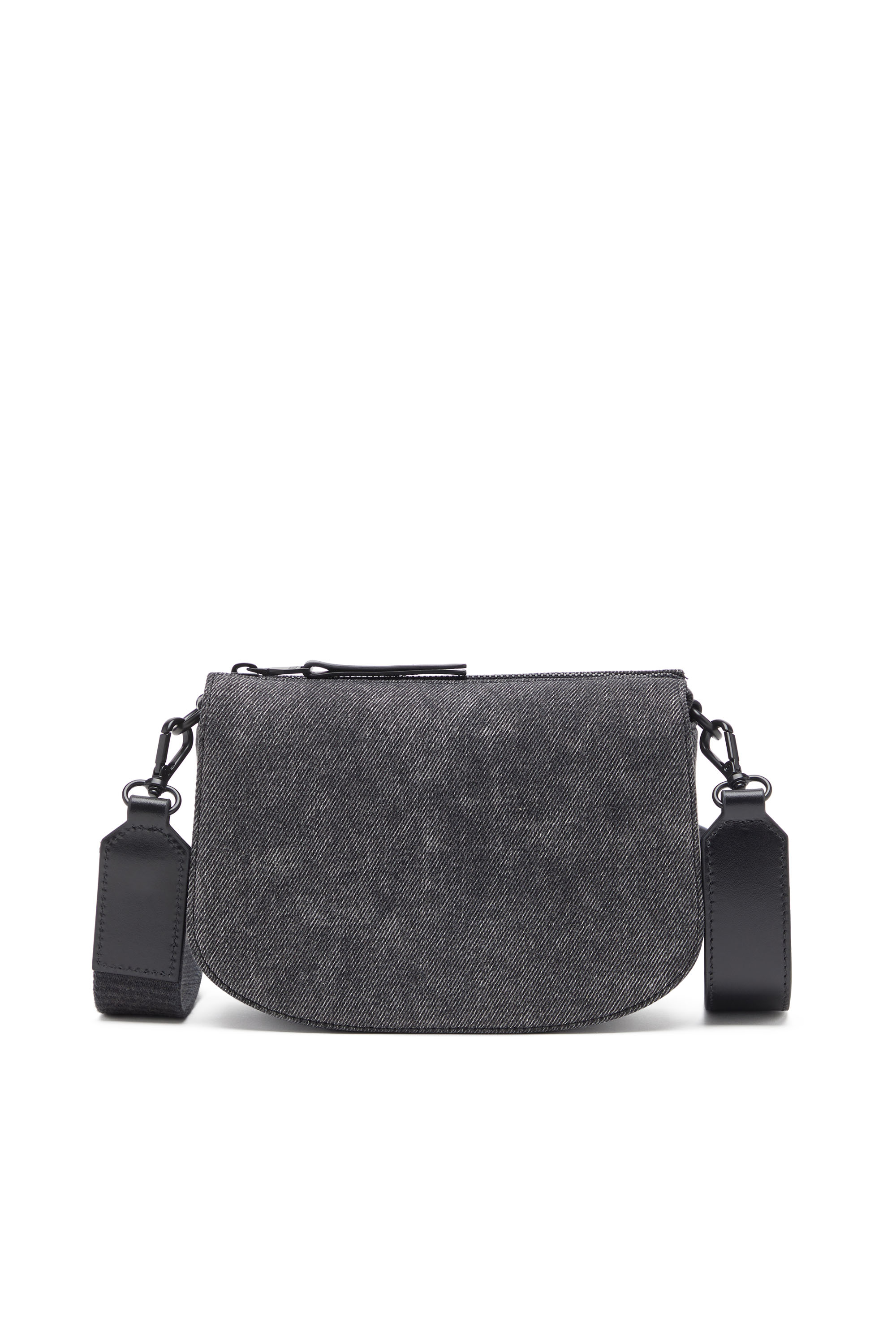Diesel - 1DR CAMERA BAG, Unisex's 1DR-Camera bag in stonewashed denim in ブラック - 2