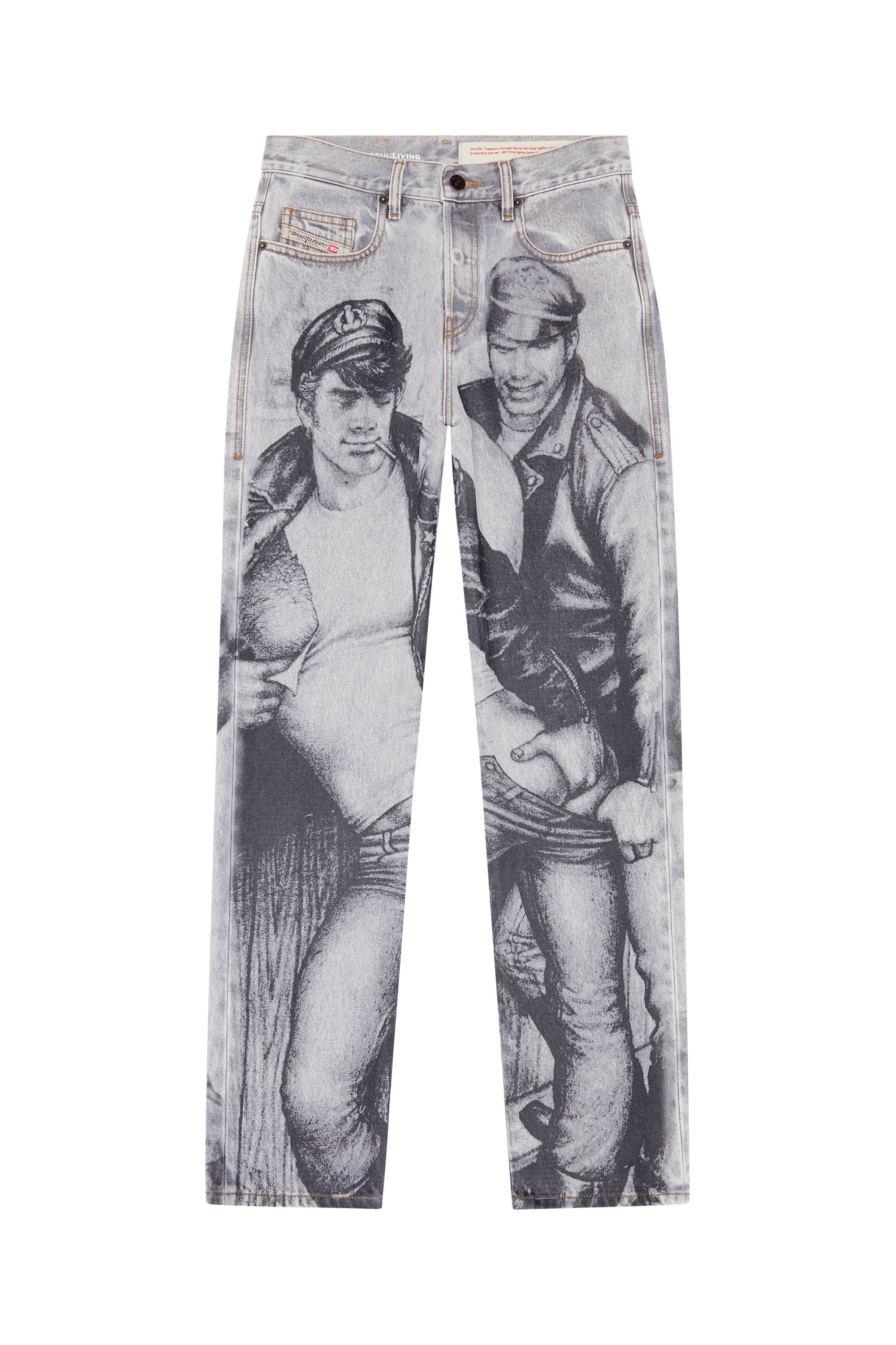 Diesel - Straight Jeans 2020 D-Viker 007F8, グレー - Image 8