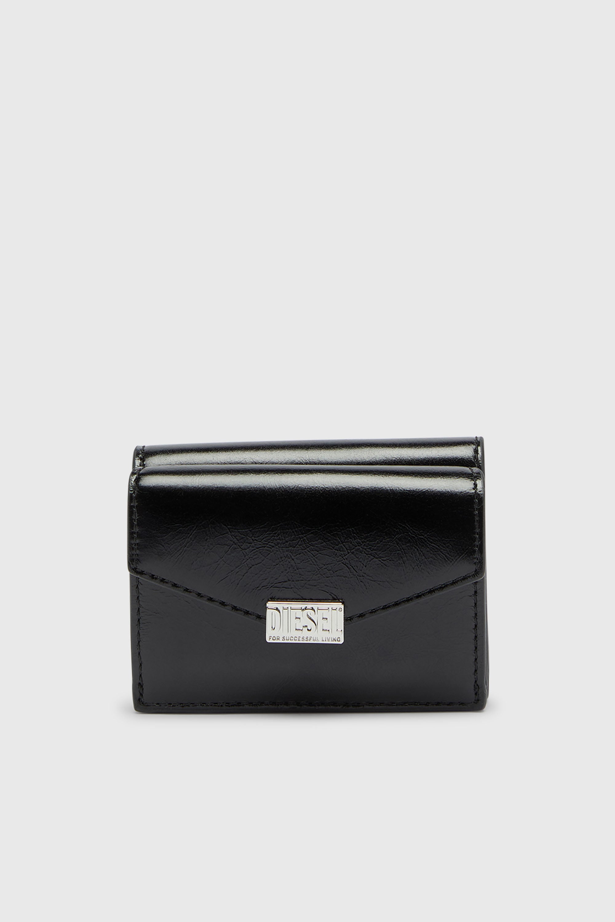 Diesel - D-ENVELOP TRI FOLD COIN XS II, Female's 三つ折りウォレット in ブラック - 1