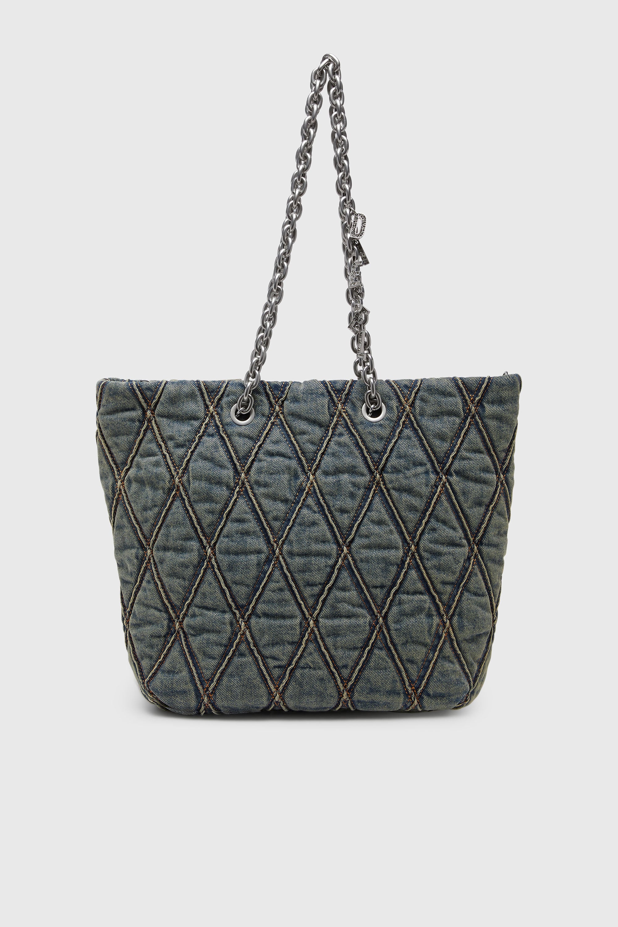 Diesel - CHARM-D SHOPPER M, Female's ショッパーバッグ M in ダークブルー - 1