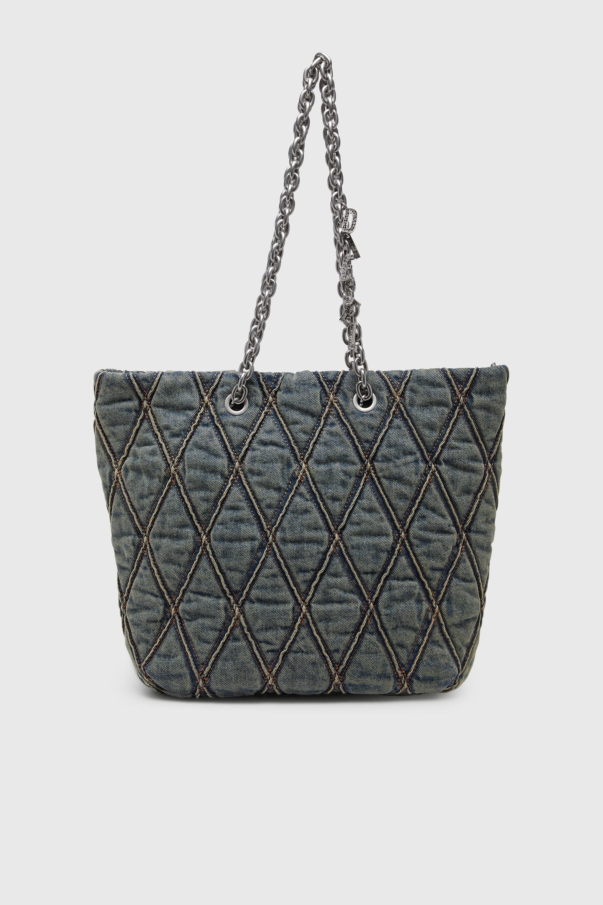 Diesel - CHARM-D SHOPPER M, Female's ショッパーバッグ M in ダークブルー - 2
