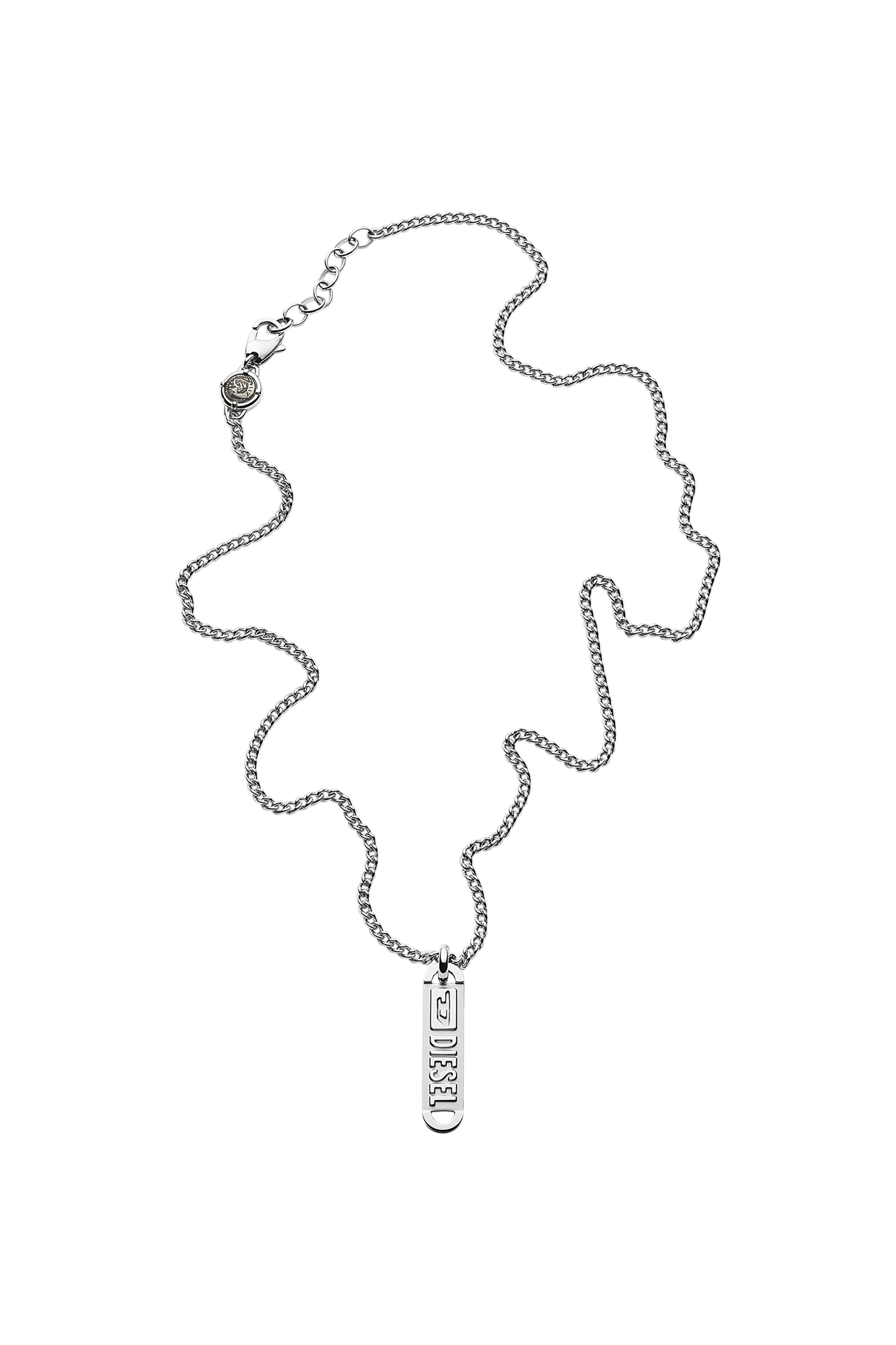 Diesel - DX1228, Male's ジュエリー ネックレス in シルバー - 2