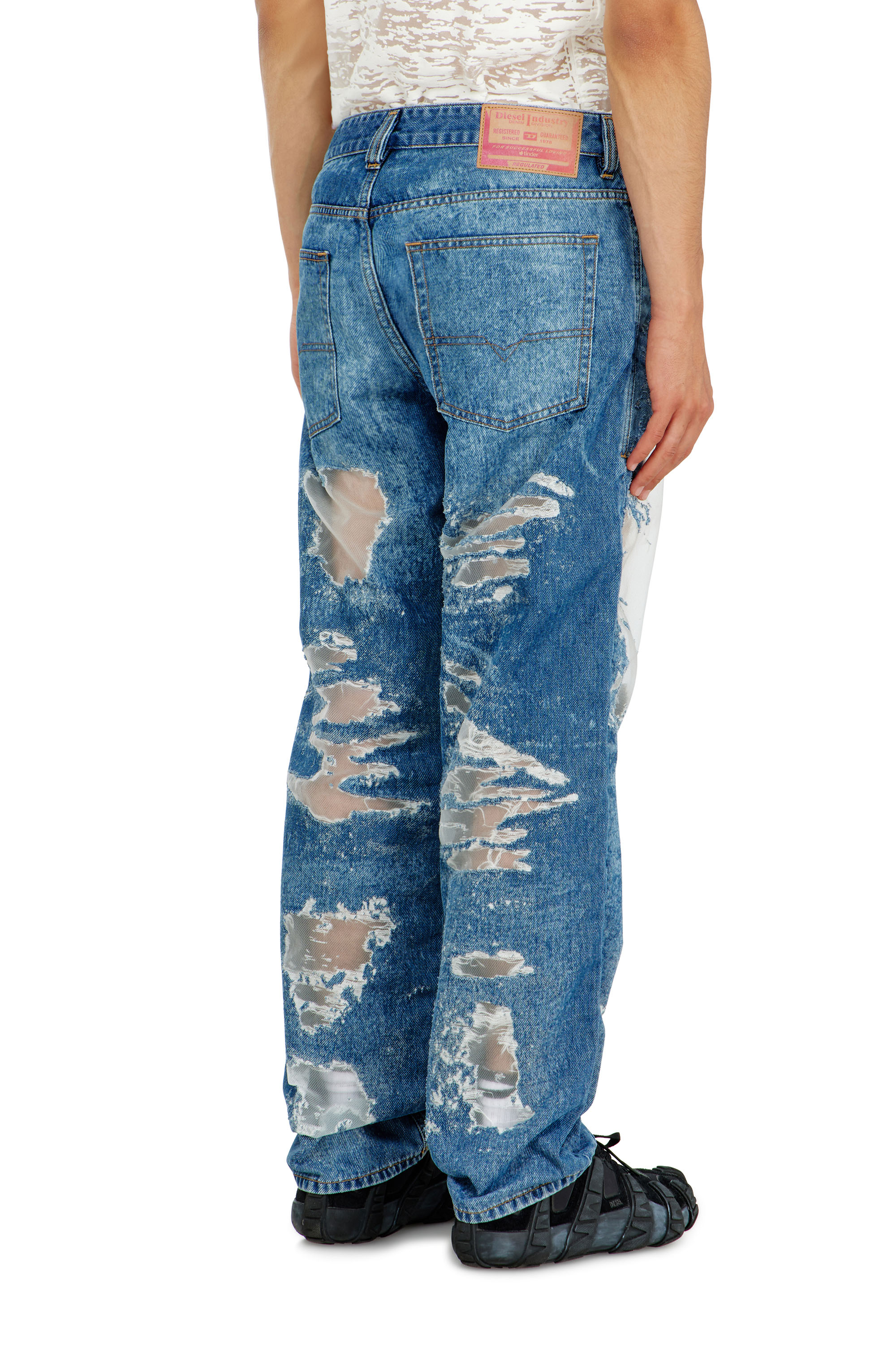 Diesel - Male's Regular Jeans 2024 D-Macs 068ZH, ミディアムブルー - 4