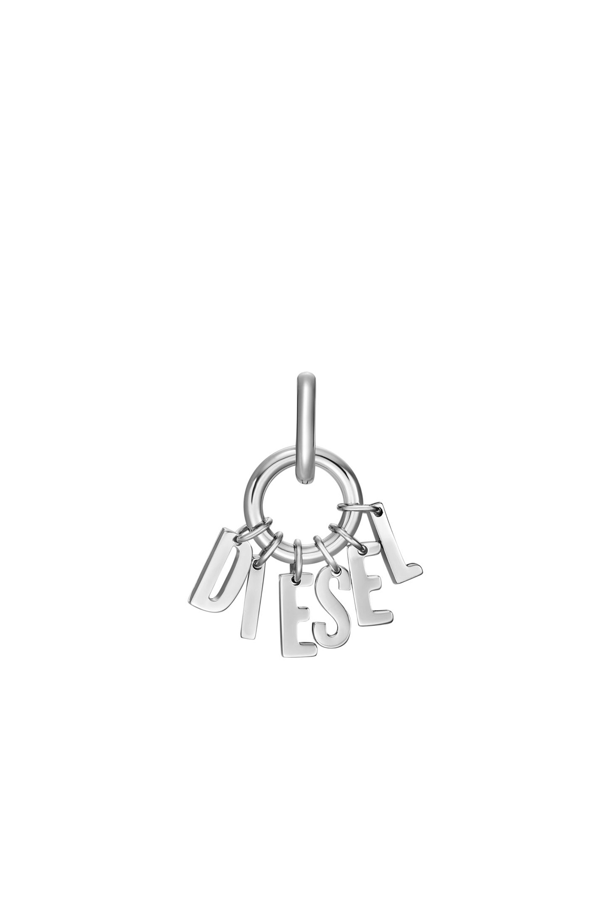 Diesel - DX1492, Unisex's Stainless steel hoop earring in シルバー - 2