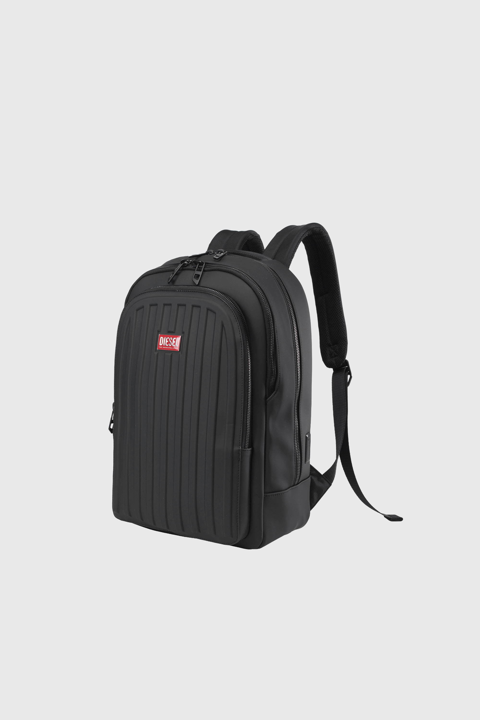 Diesel - DIESEL ALUMINUM BACKPACK DSB003, Unisex's Functional business backpack in ブラック - 5