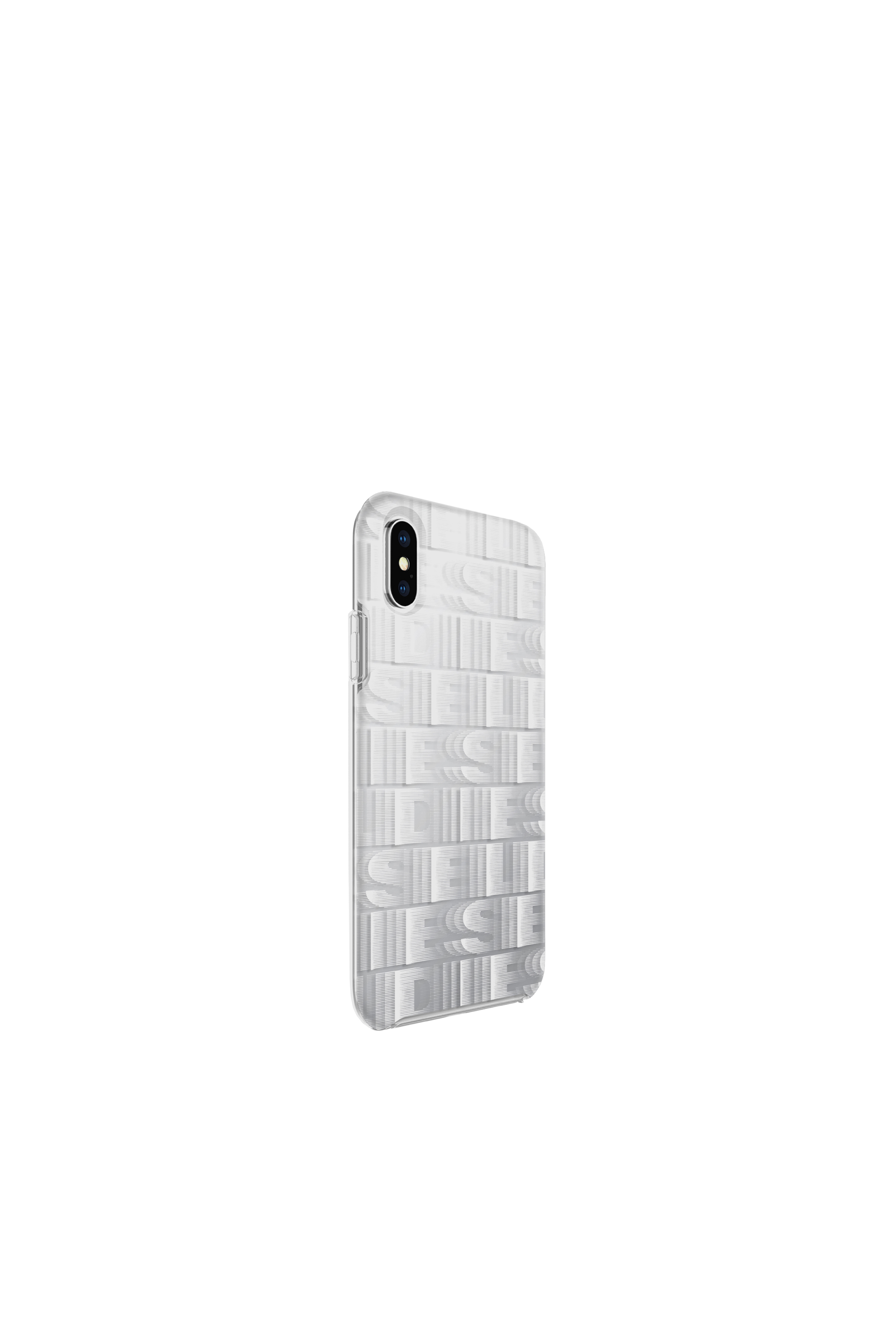 Diesel - DIESEL PRINTED CO-MOLD CASE FOR IPHONE XS & IPHONE X, Unisex's Repeating logo case, iPhone XS & iPhone X in ホワイト - 4