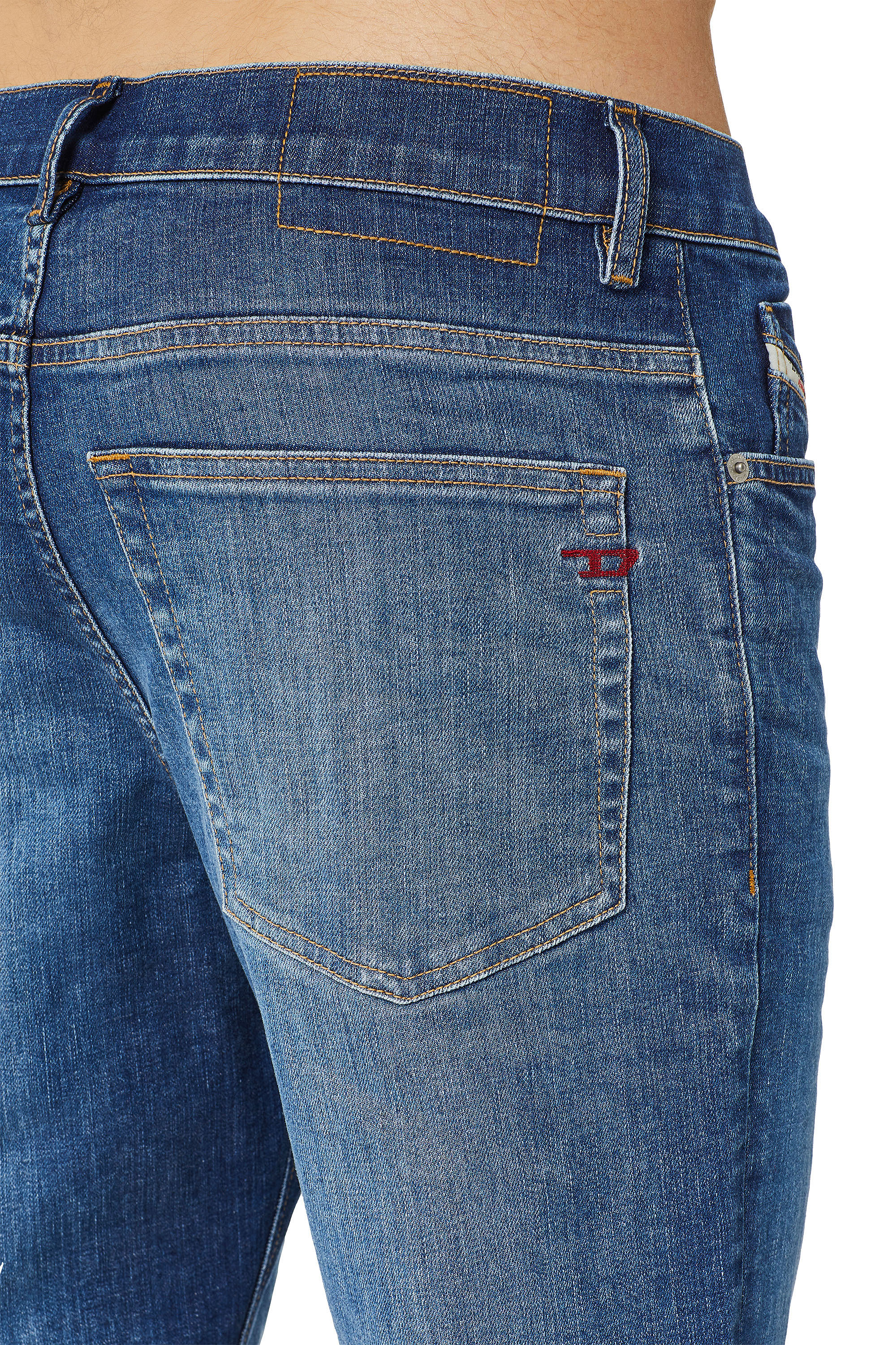 Diesel - 2005 D-FINING 09C72 Tapered Jeans, ミディアムブルー - Image 4