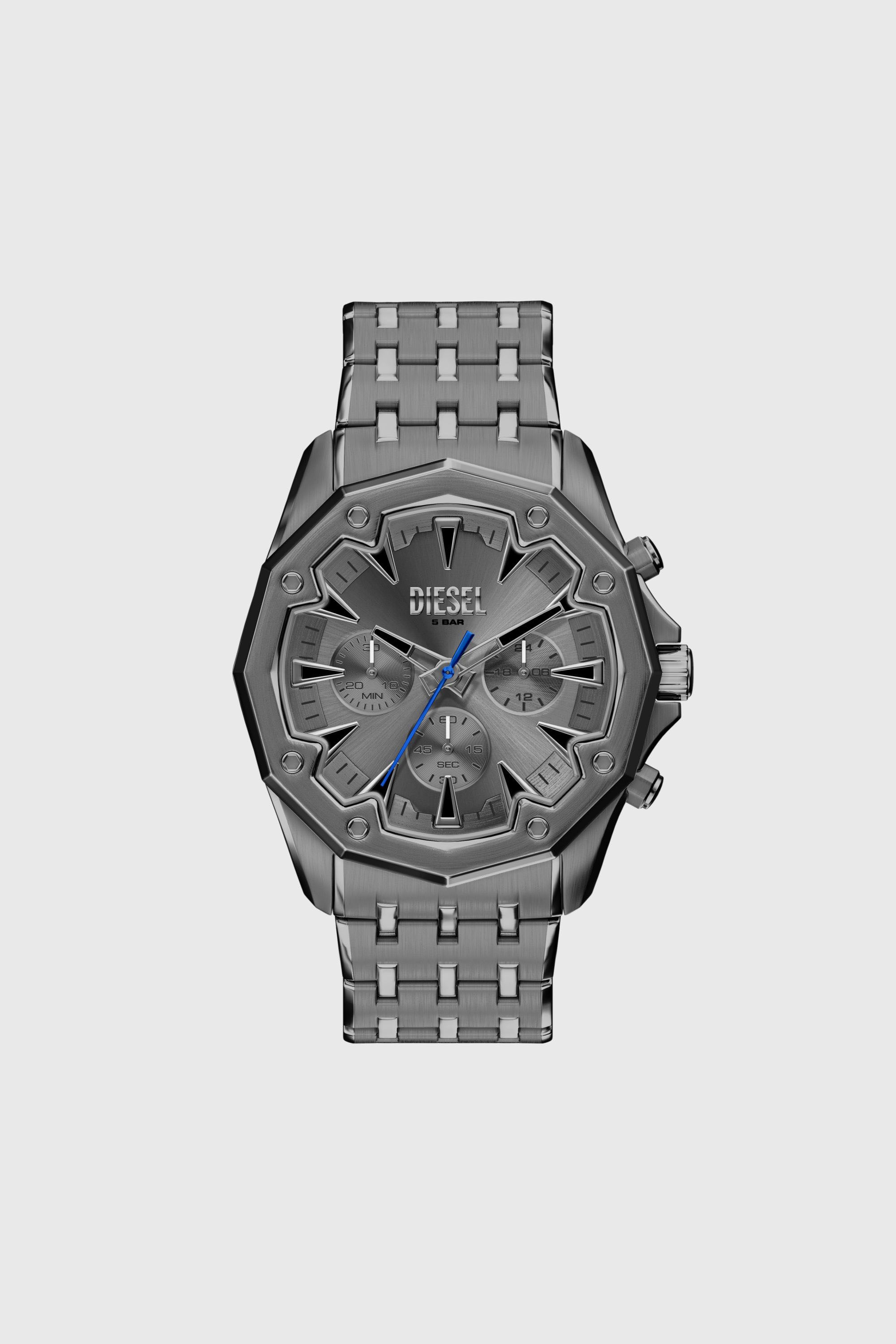 Diesel - DZ4708 WATCH, Male's Spiked stainless steel watch in グレー - 1