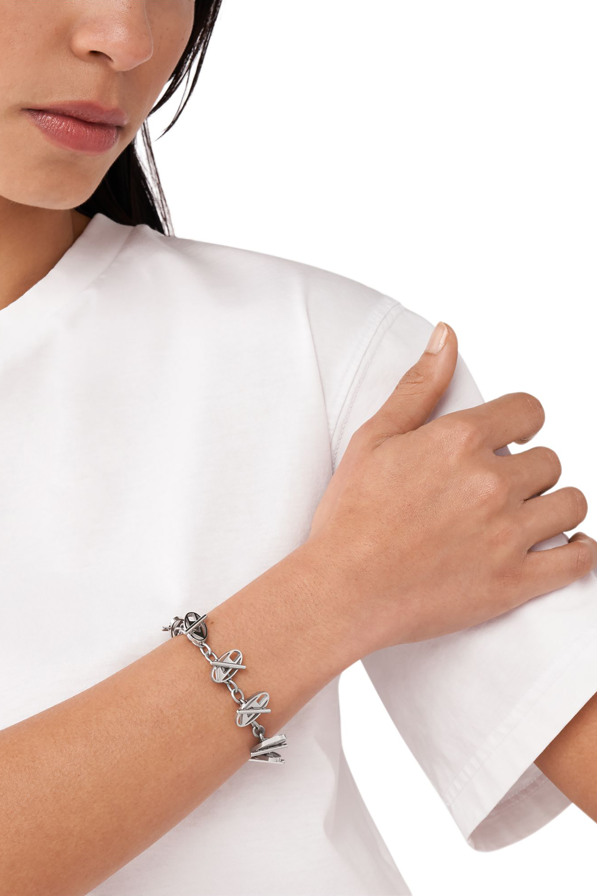 Diesel - DX1436, Unisex's ブレスレット in シルバー - 4