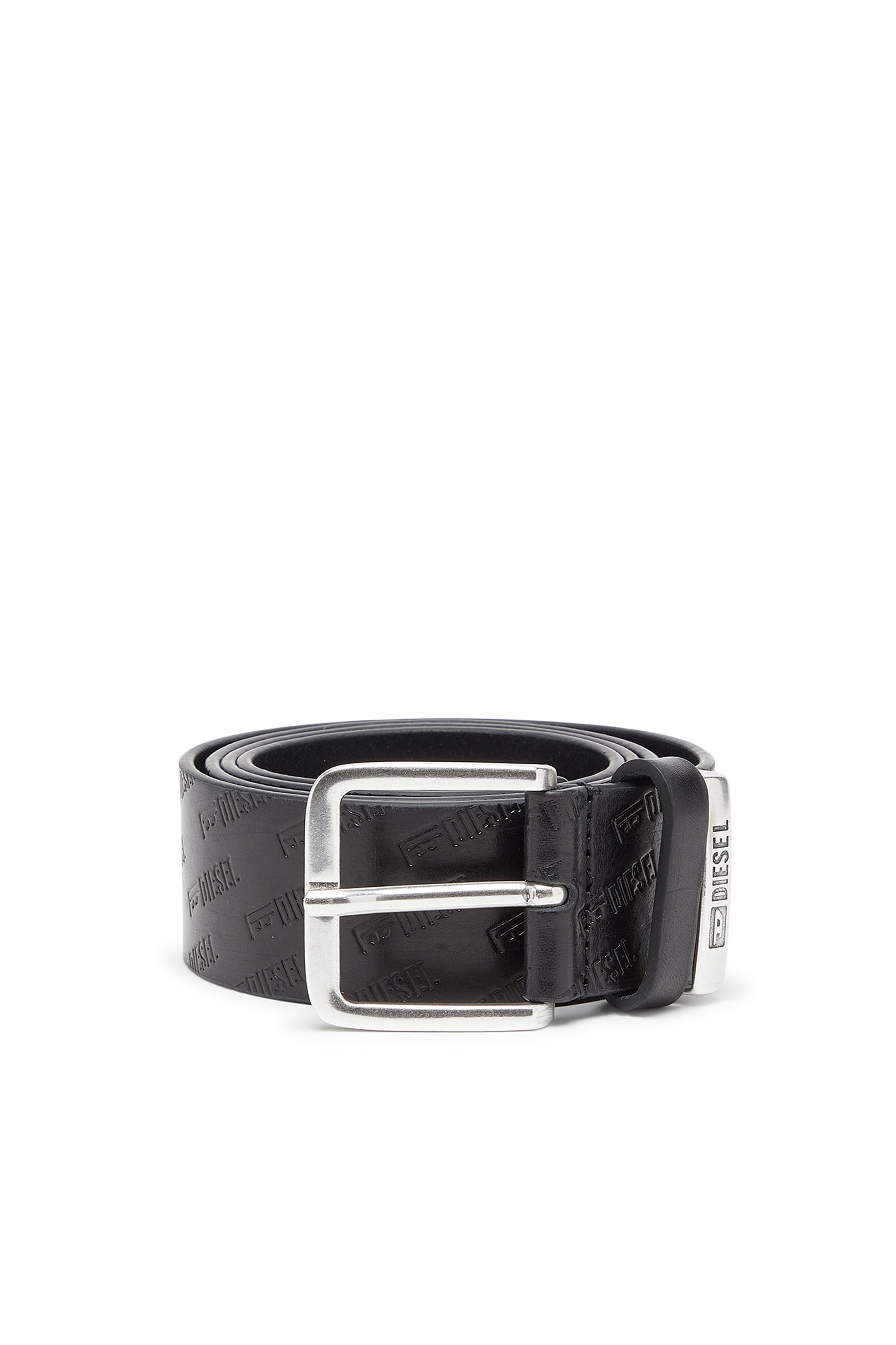 Diesel - B-MONOGRAM DSL, Male's ベルト in ブラック - 1
