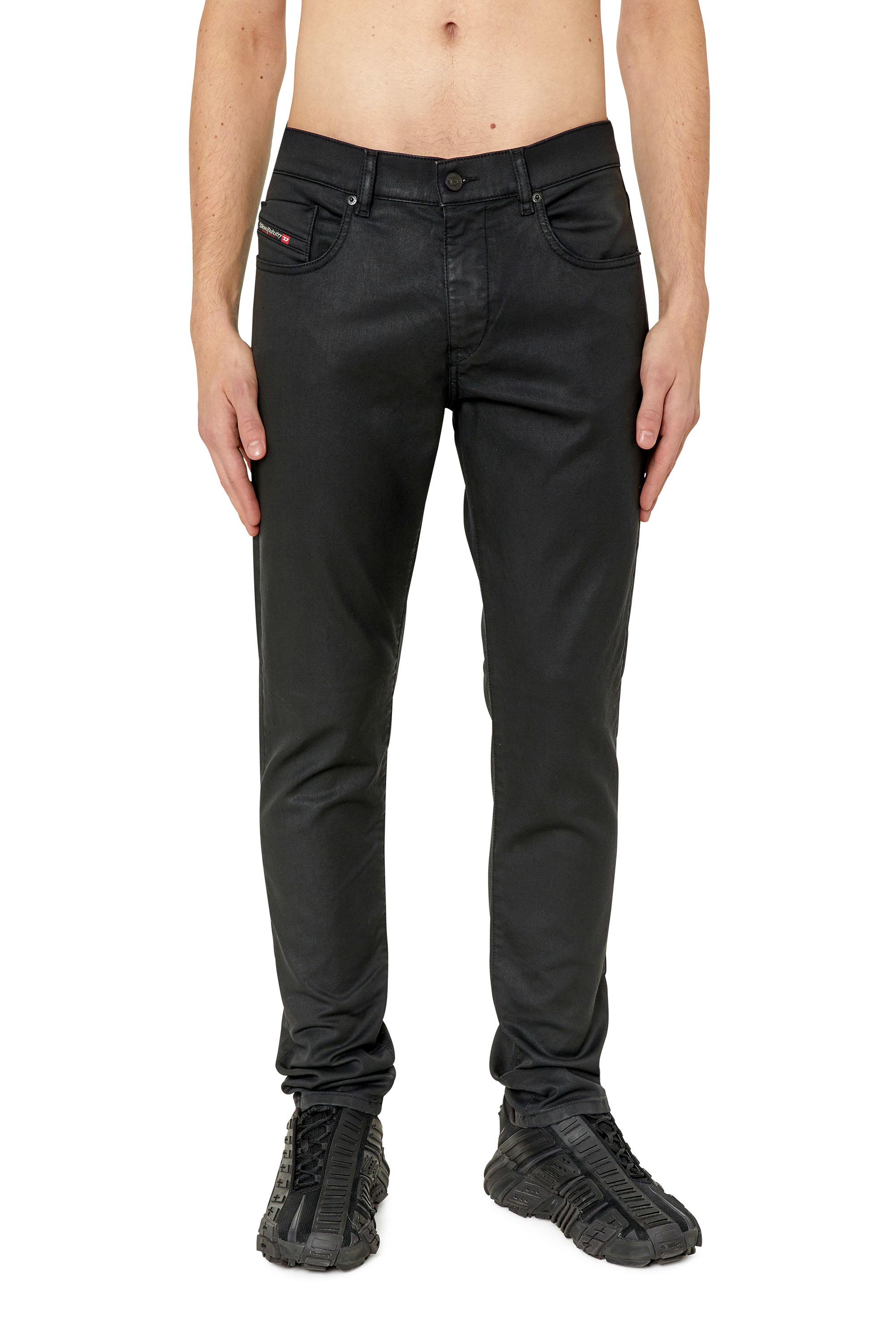 Diesel - Slim 2060 D-Strukt Joggjeans® 068CP, ブラック/ダークグレー - Image 2