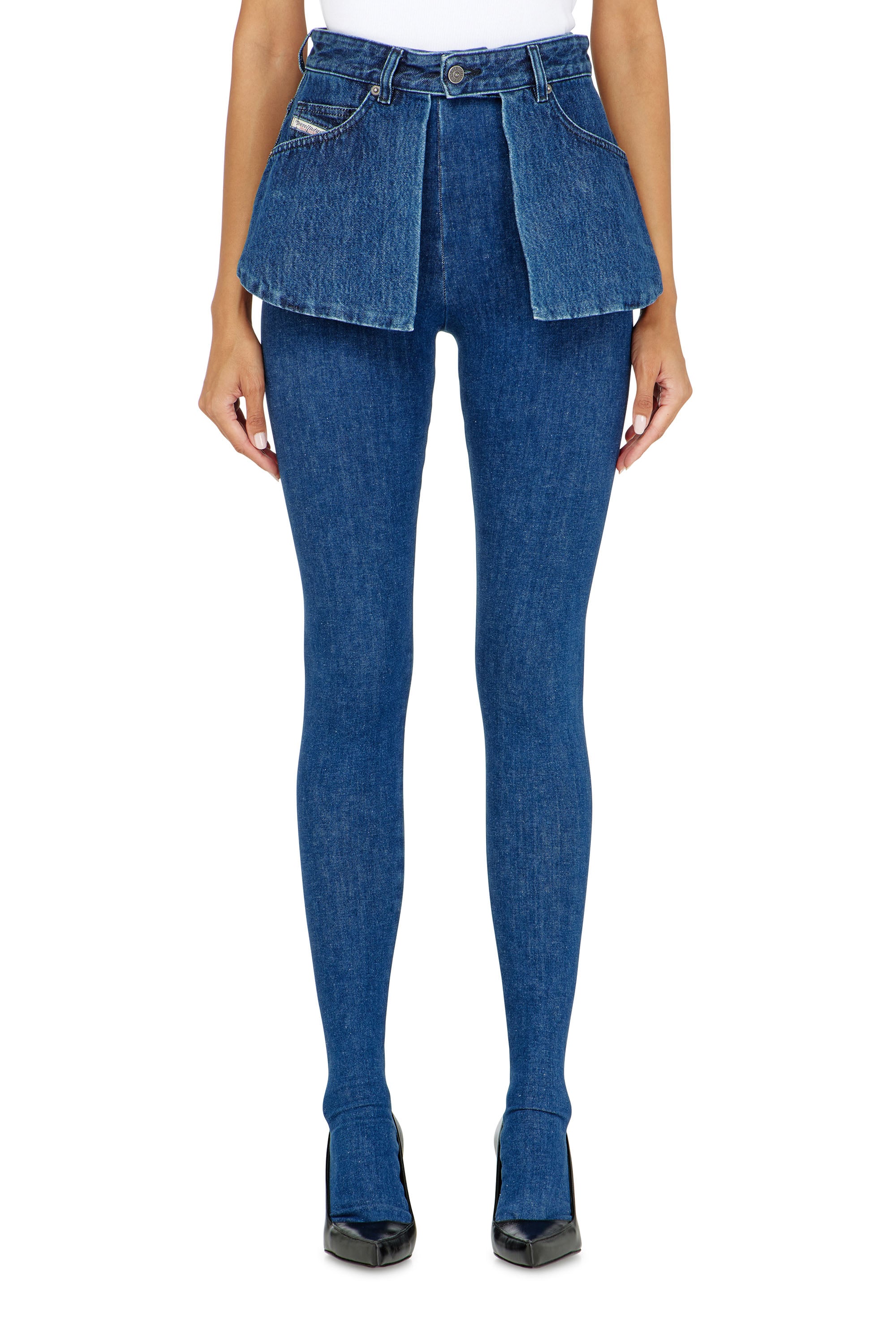 Diesel - Female's Skinny Jeans D-Spika 09R31, ダークブルー - 4
