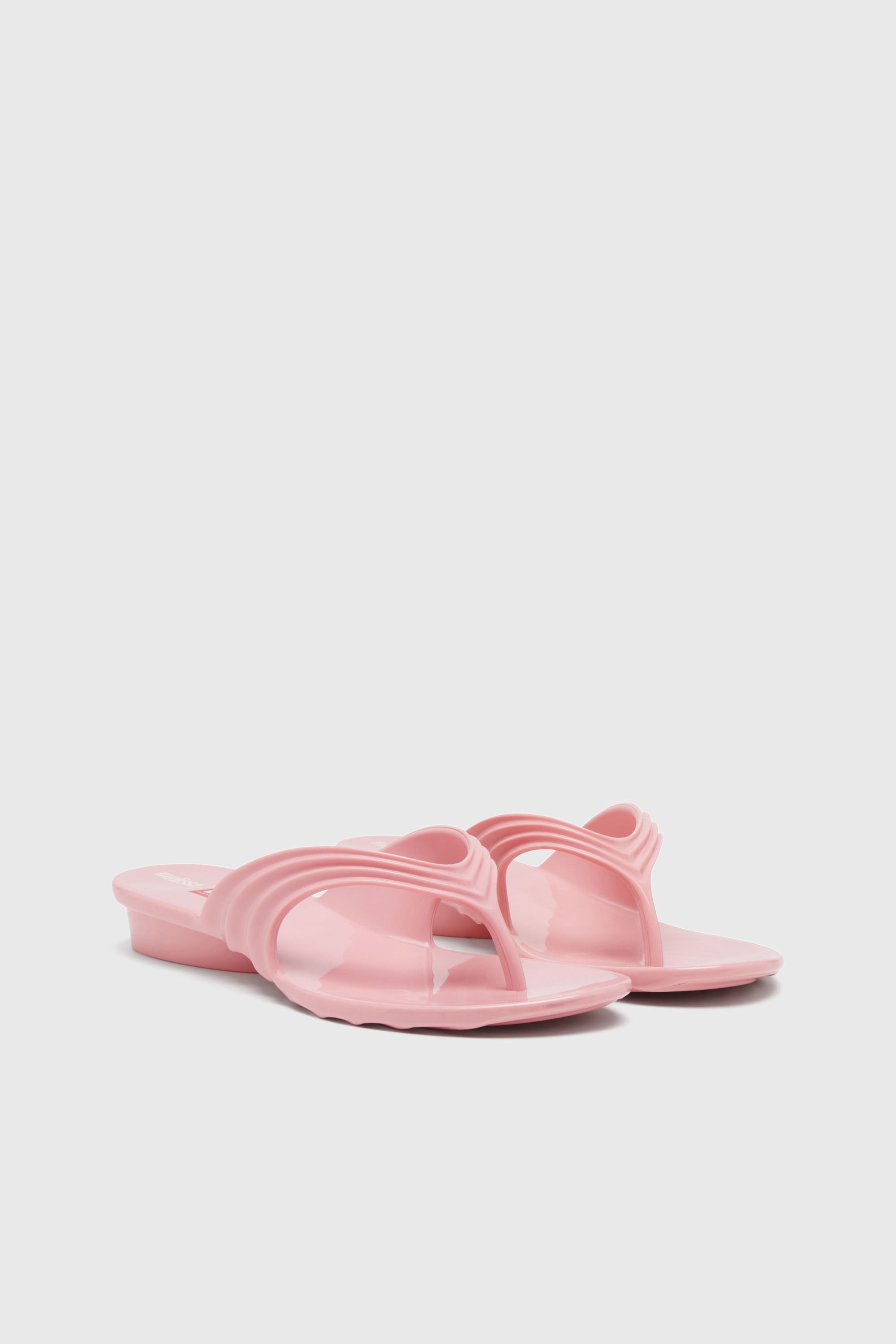 Diesel - MELISSA QUANTUM THONG, Female's Sculptural flip-flops in Melflex&reg; in ピンク / ホワイト - 3