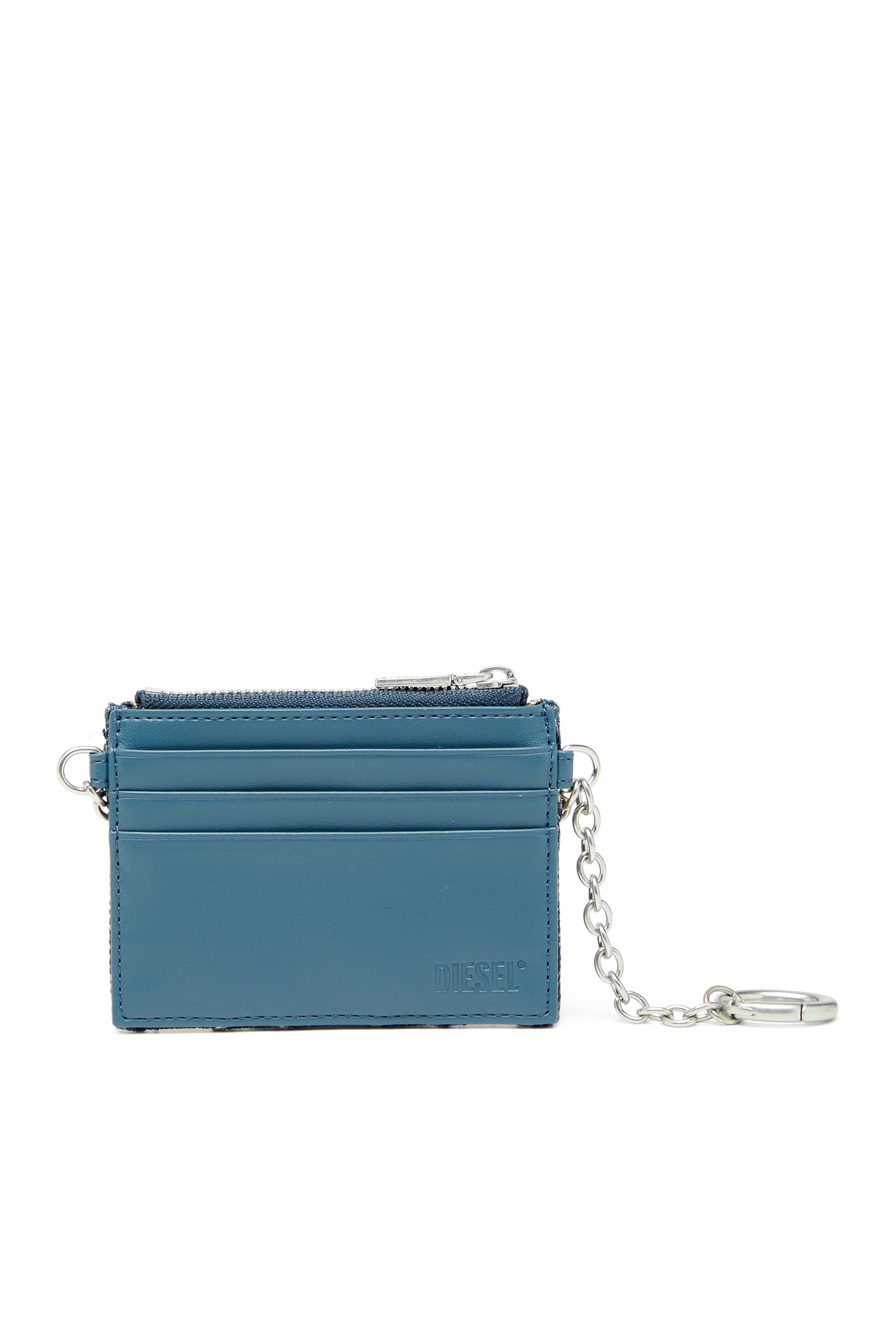 Diesel - CARD HOLDER WITH CHAIN, Female's カードホルダー in ブルー - 2