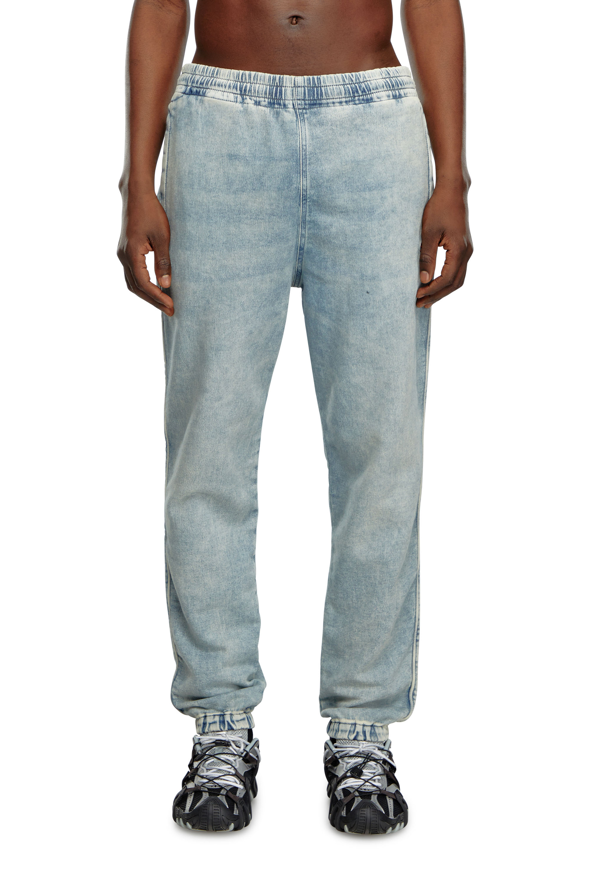 Diesel - Male's Slim D-Labb Track denim 068LU, ライトブルー - 1