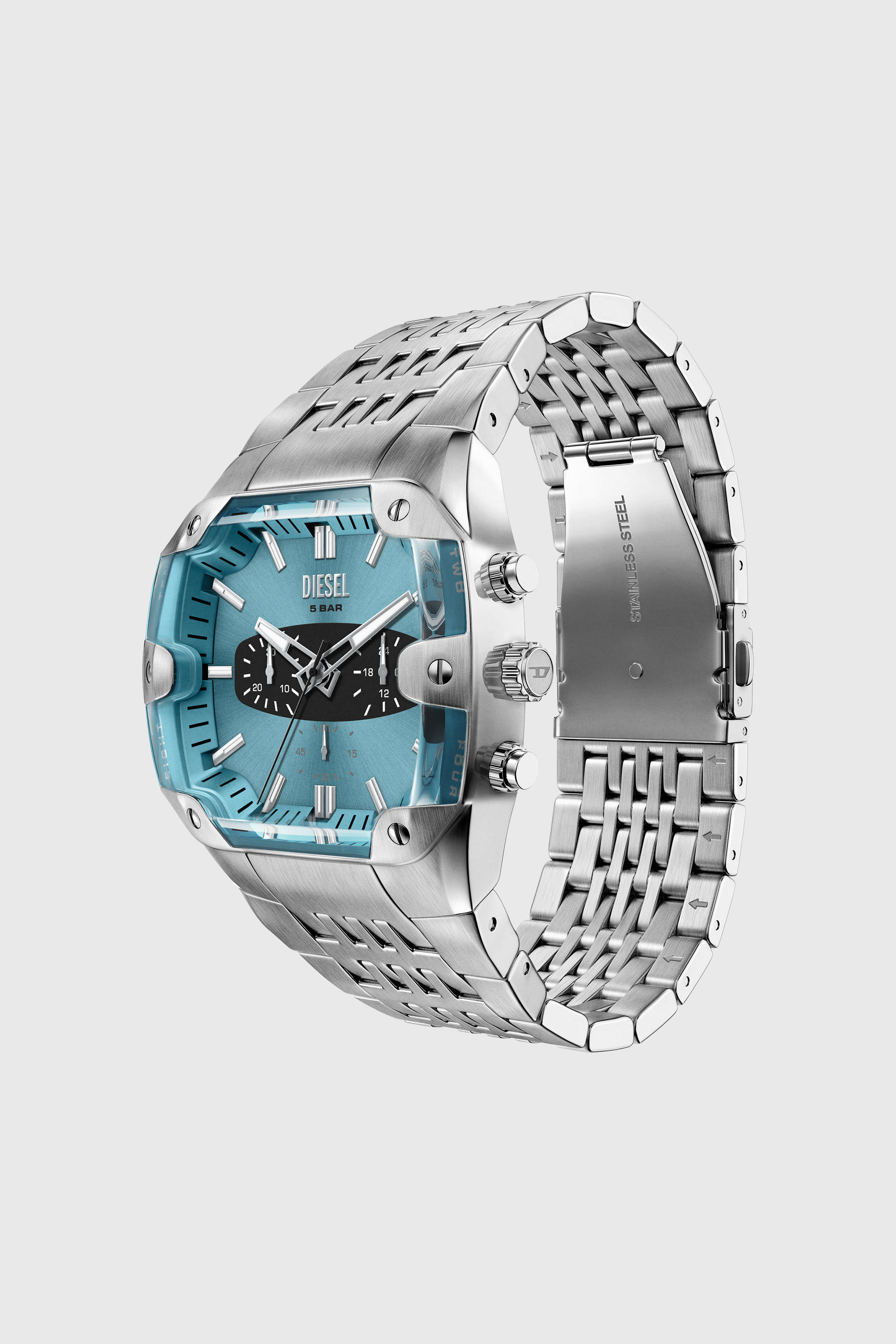 Diesel - DZ4725 WATCH, Male's 時計 in シルバー - 2