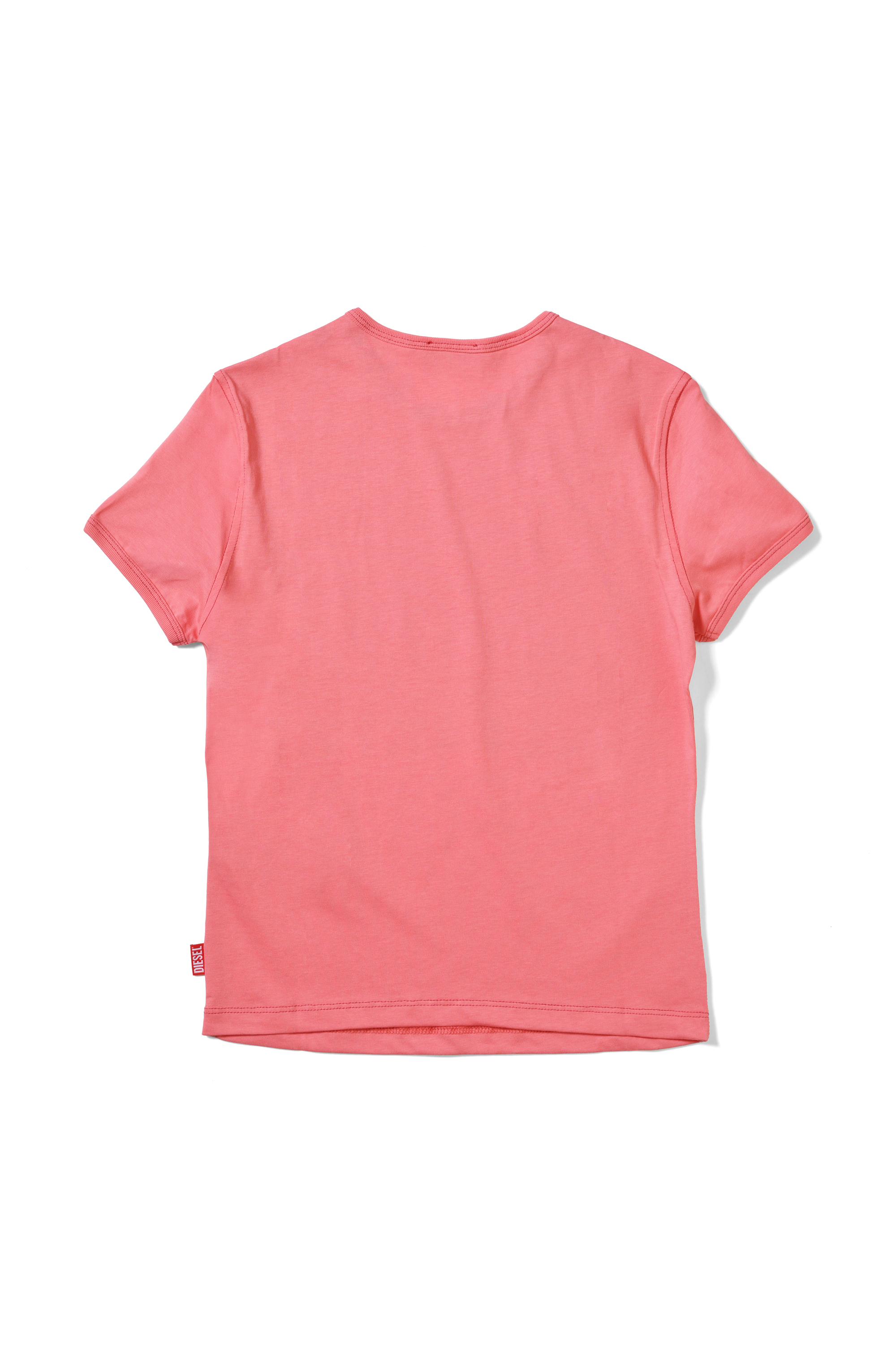 Diesel - T-SHIRT, Male's T-SHIRT in ピンク / ホワイト - 2